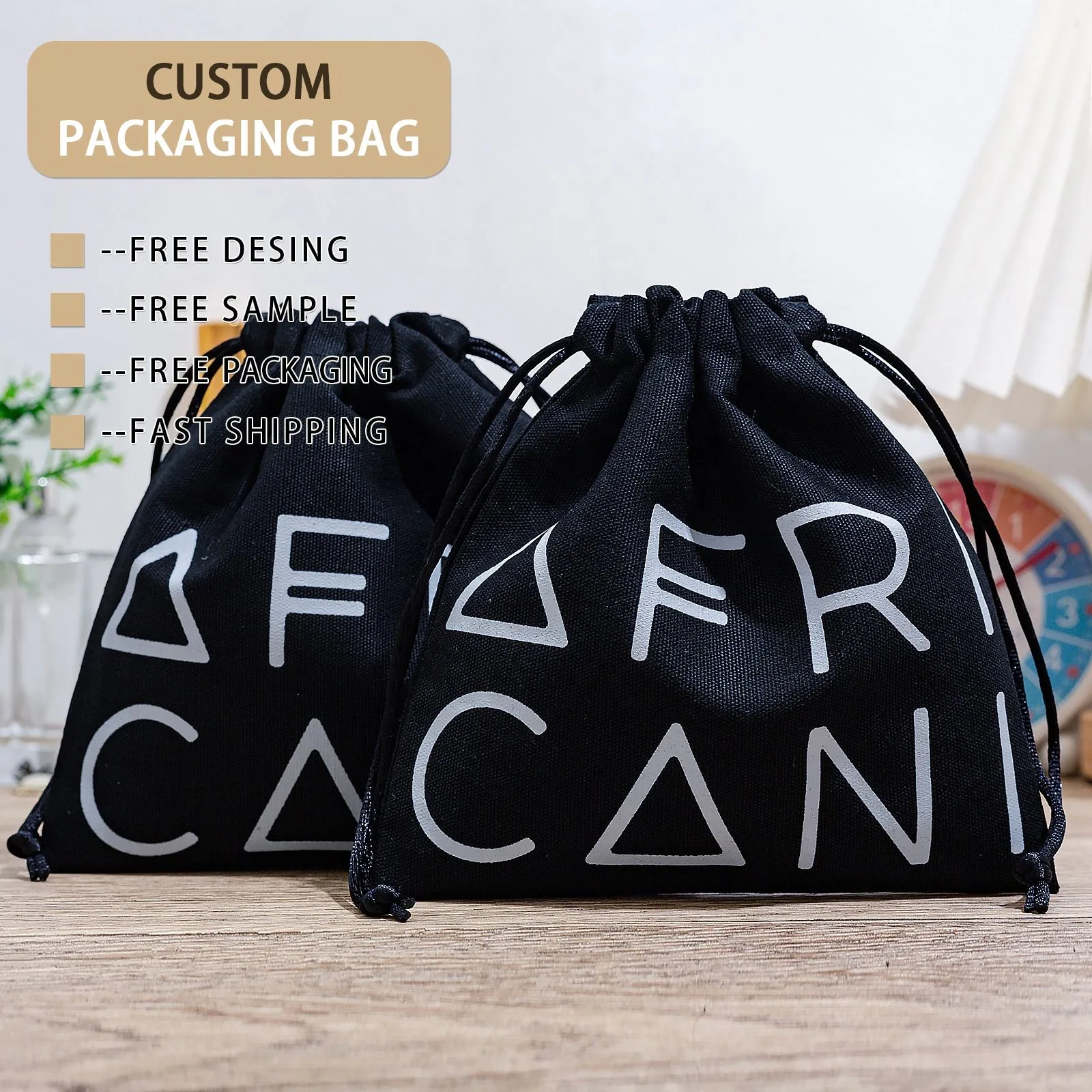 Fabric Drawstring Pouch