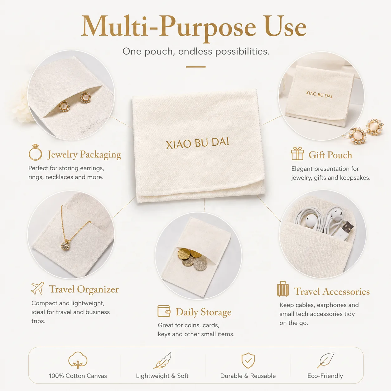 Fabric Envelope Pouch