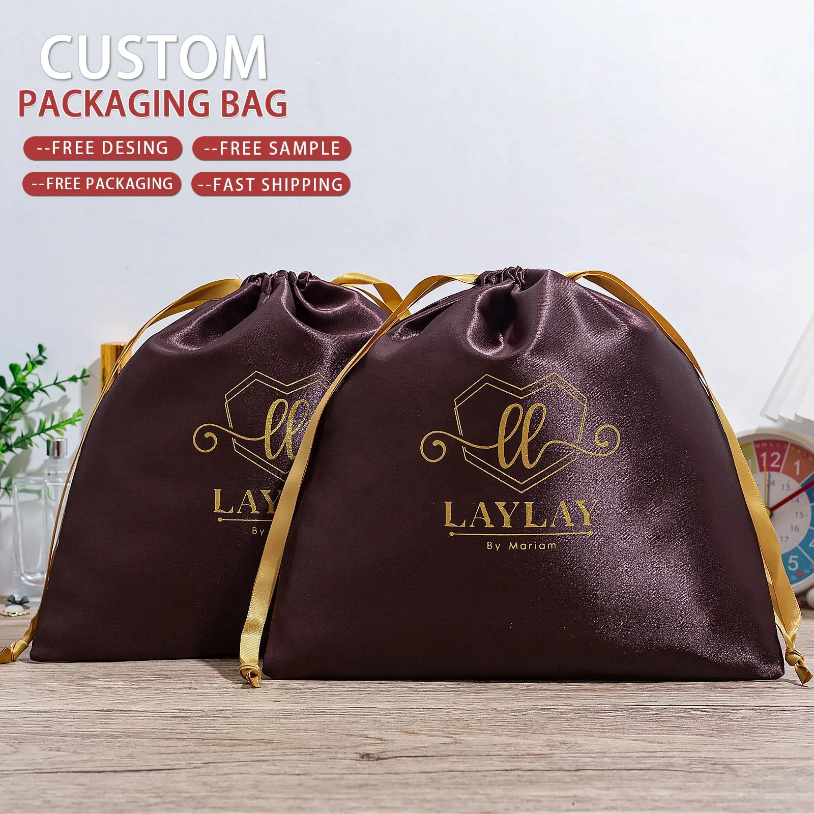 Satin Drawstring Pouch
