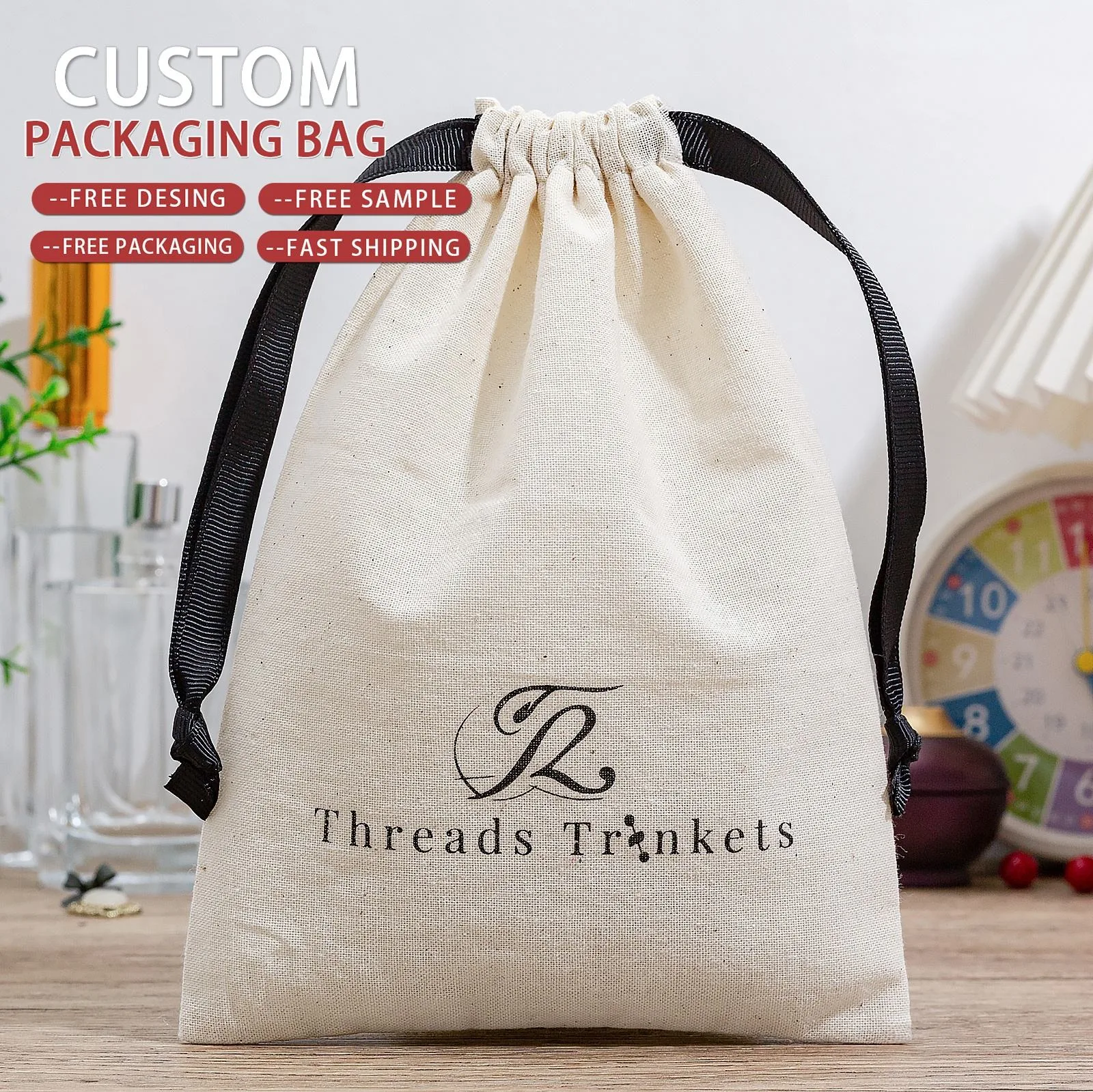 Fabric Drawstring Pouch