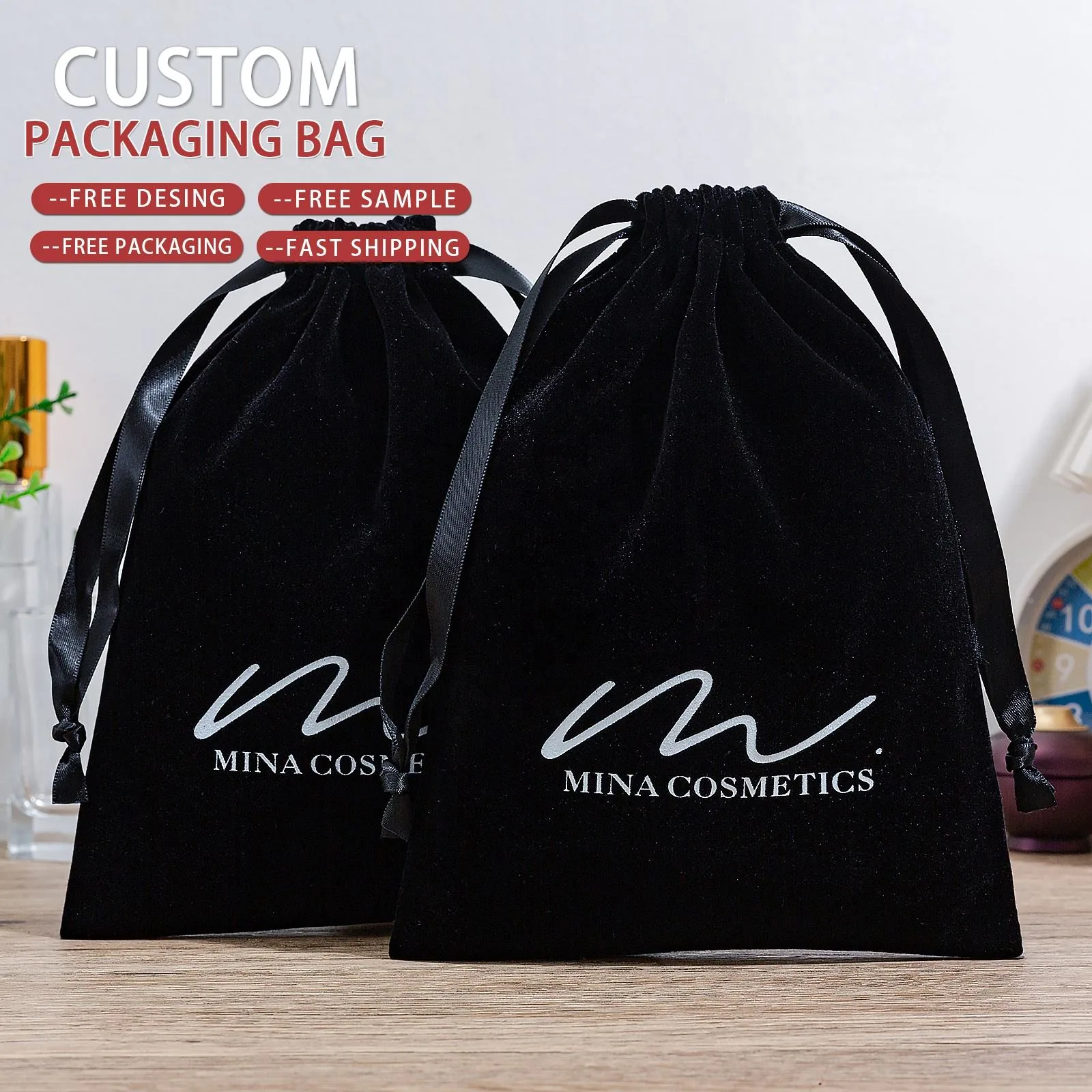 Velvet Drawstring Pouch