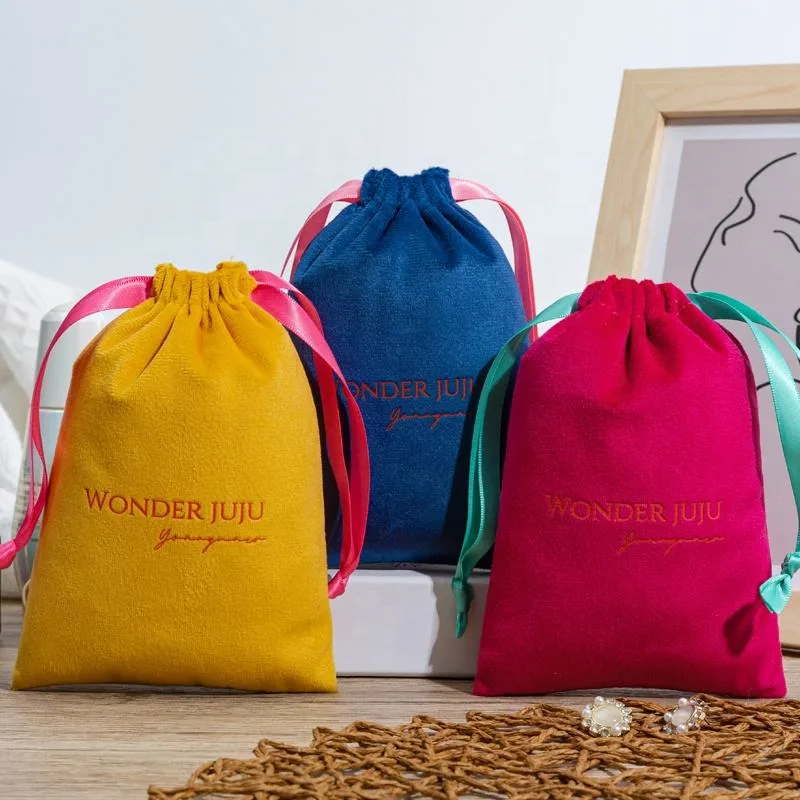 Velvet Drawstring Pouch