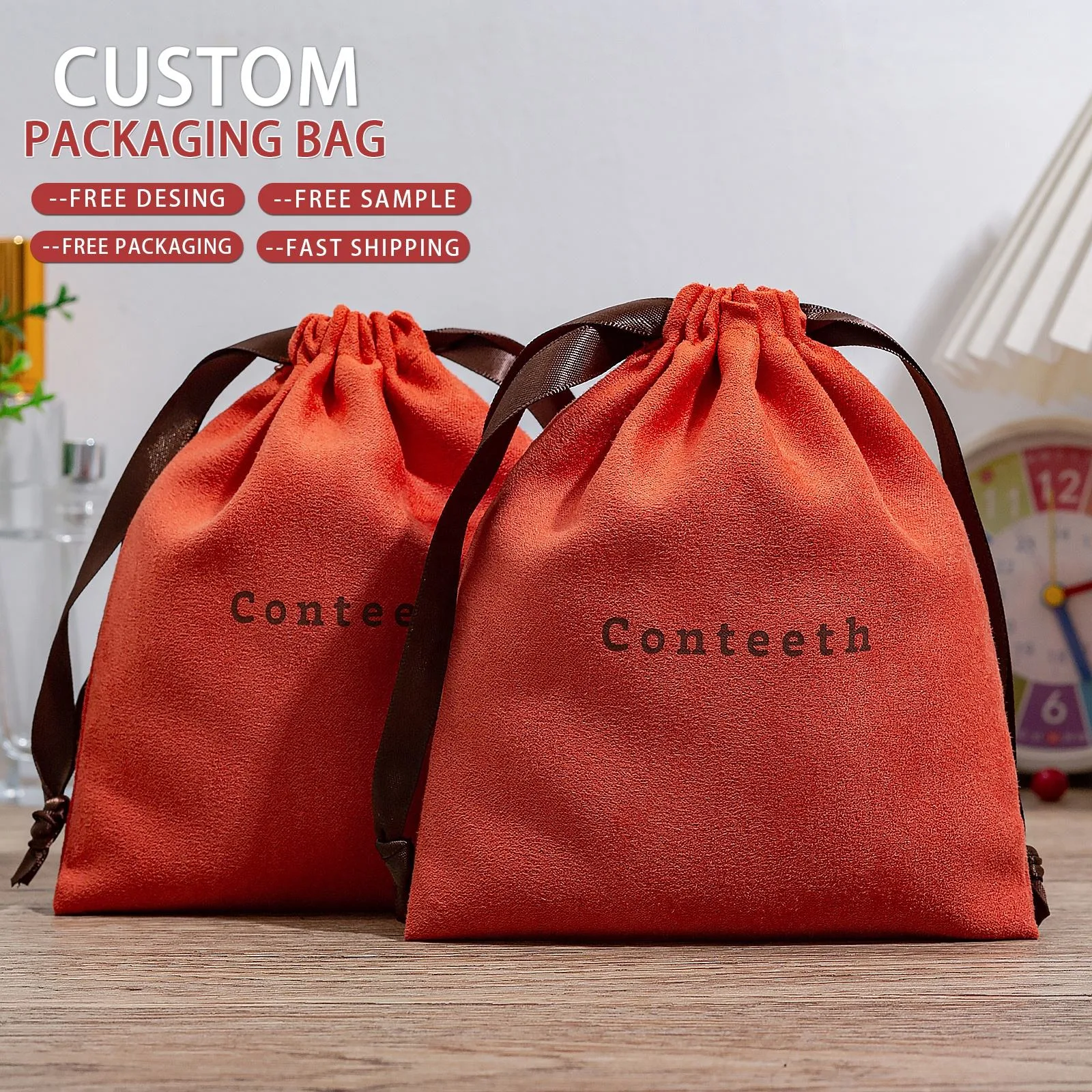 Microfiber Drawstring Pouch