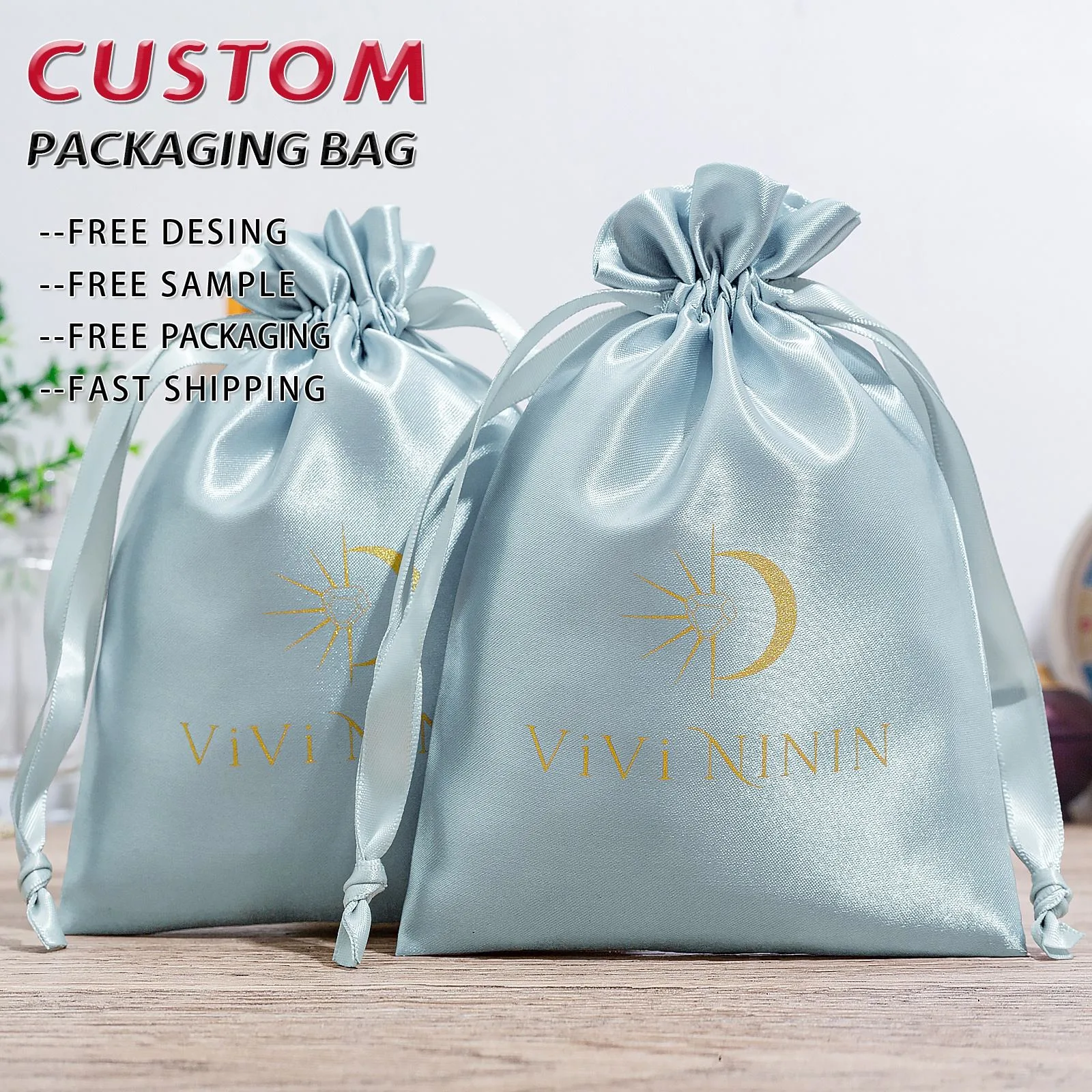Satin Drawstring Pouch