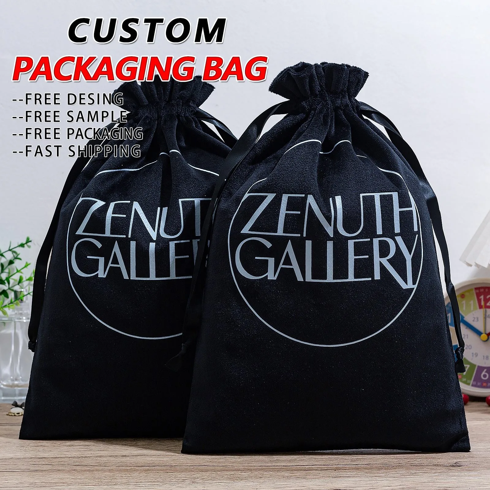 Velvet Drawstring Pouch