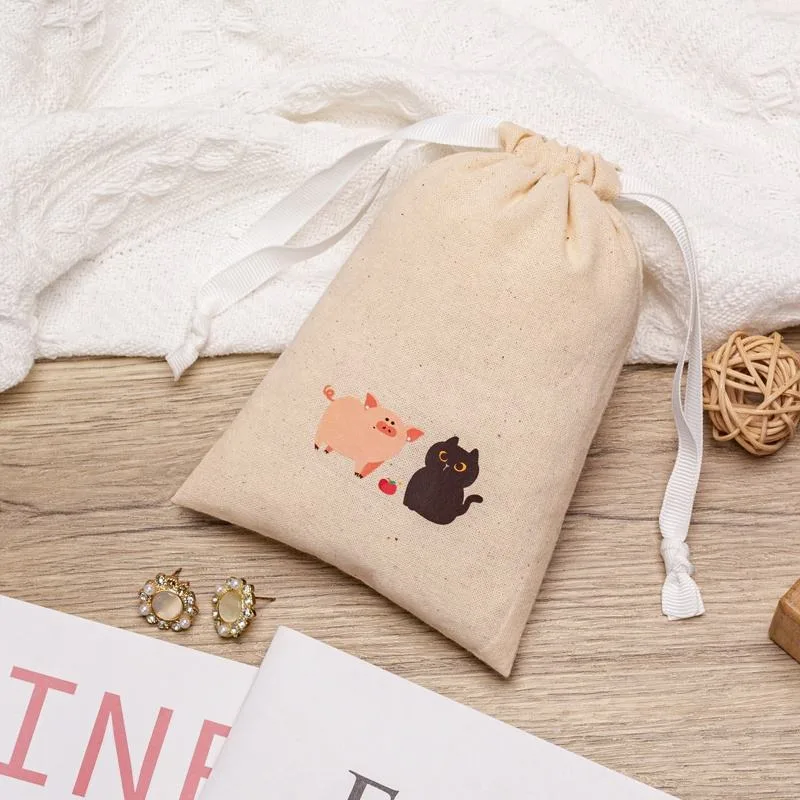 Cotton Drawstring Pouch