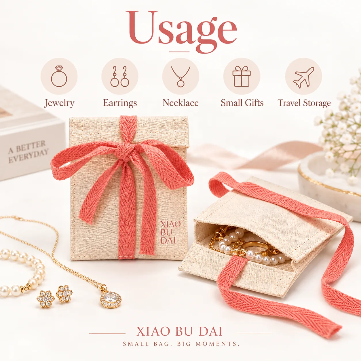 Cream Cotton Packaging Style
