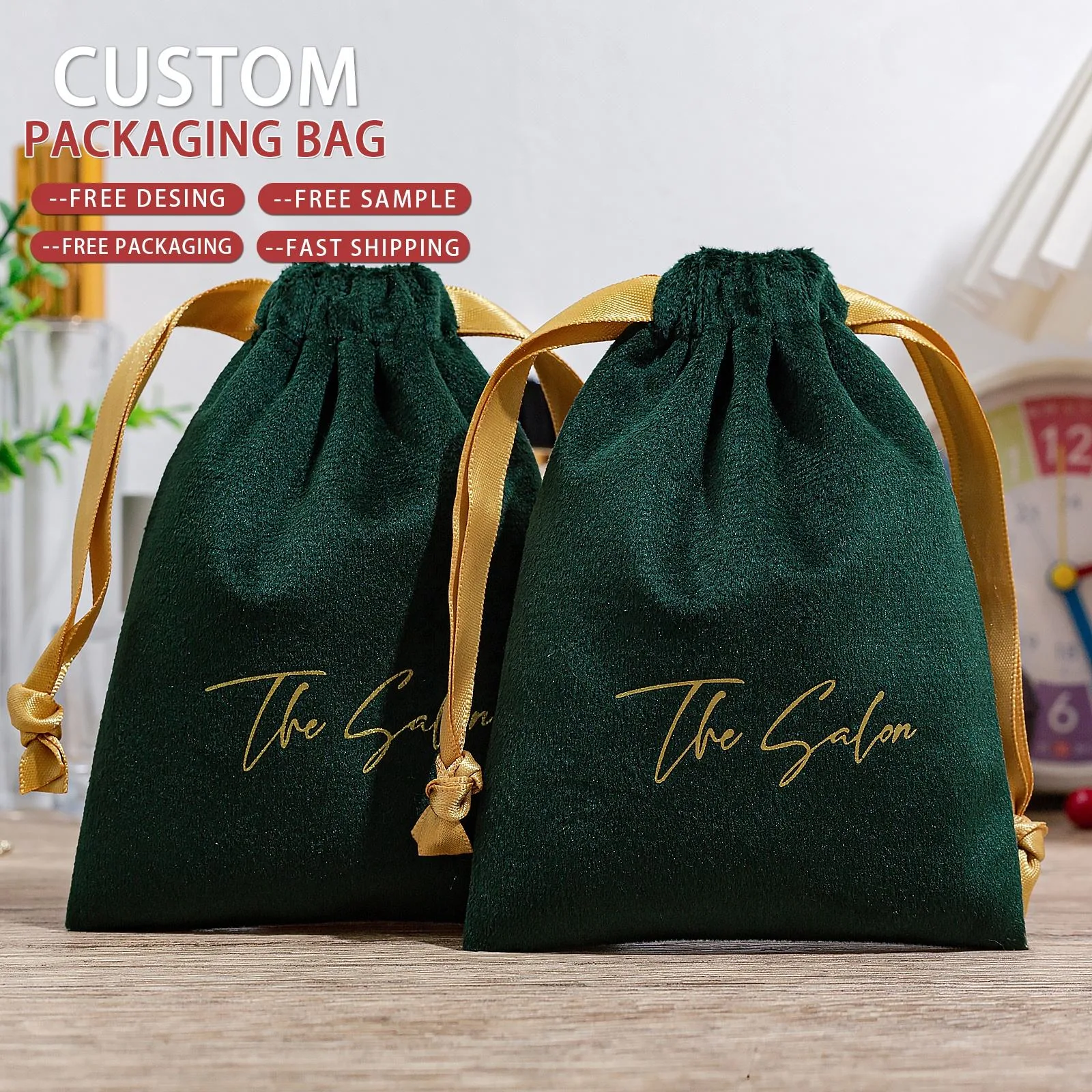 Velvet Drawstring Pouch