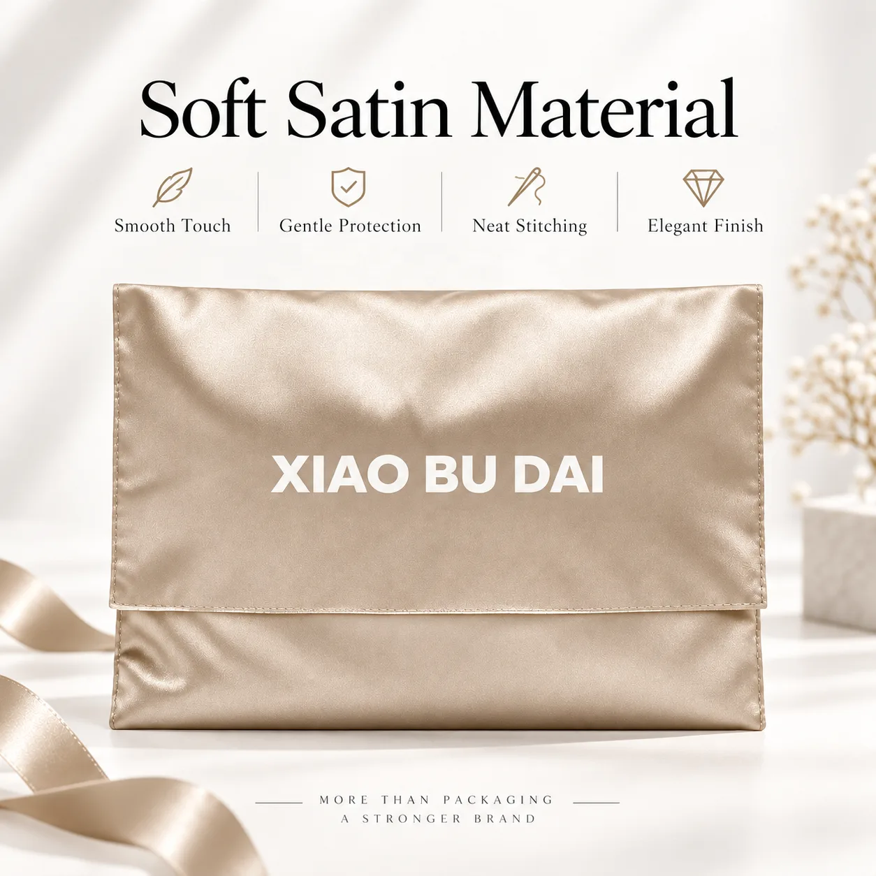 Satin Envelope Pouch