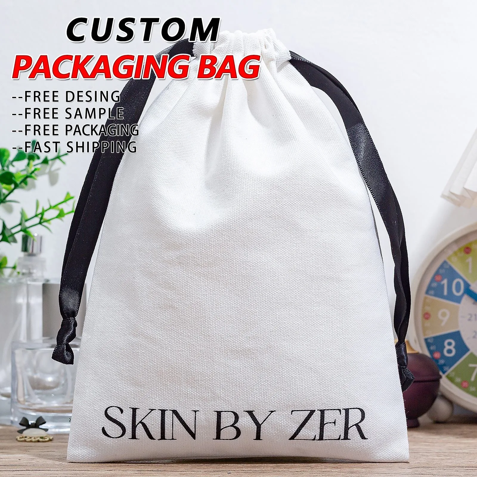 Cotton Drawstring Pouch