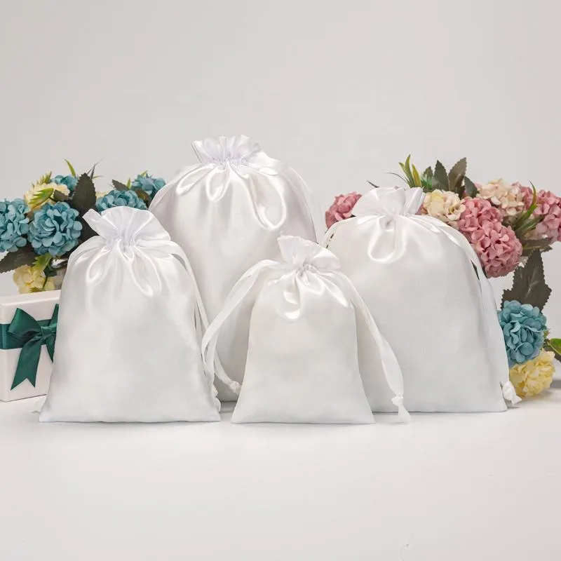 White Satin Packaging Style