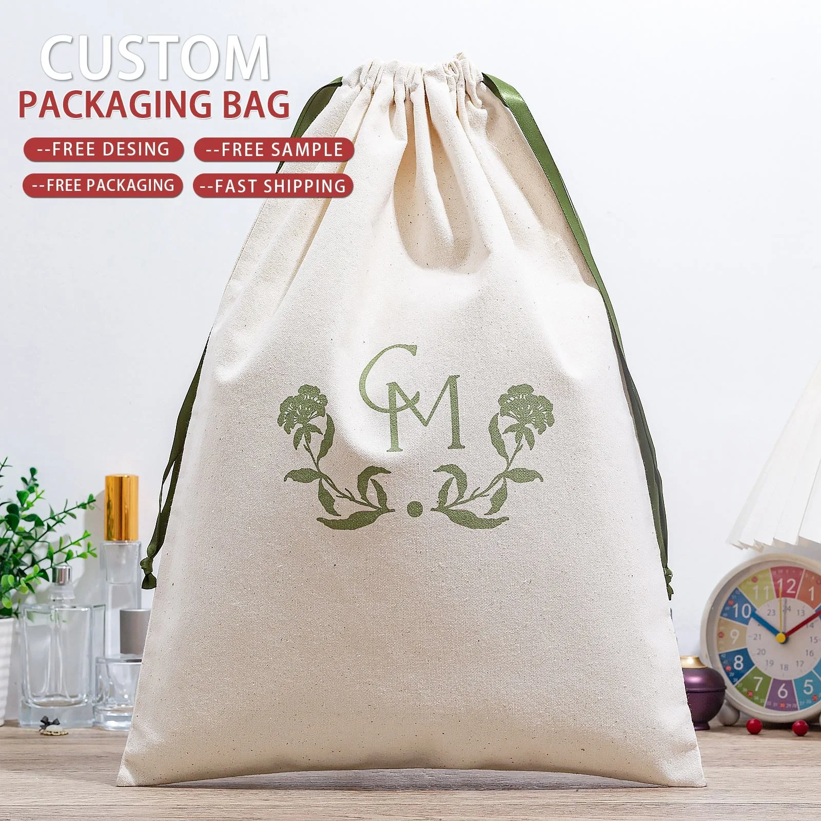Cotton Drawstring Pouch