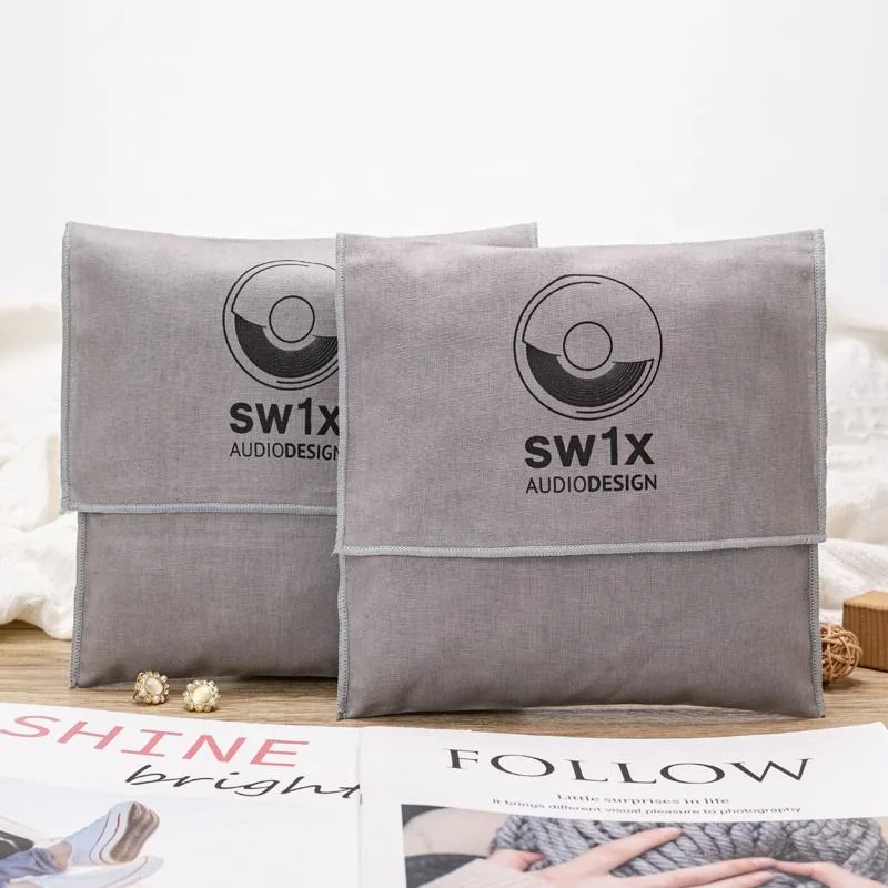 Textured Fabric Envelope Pouch