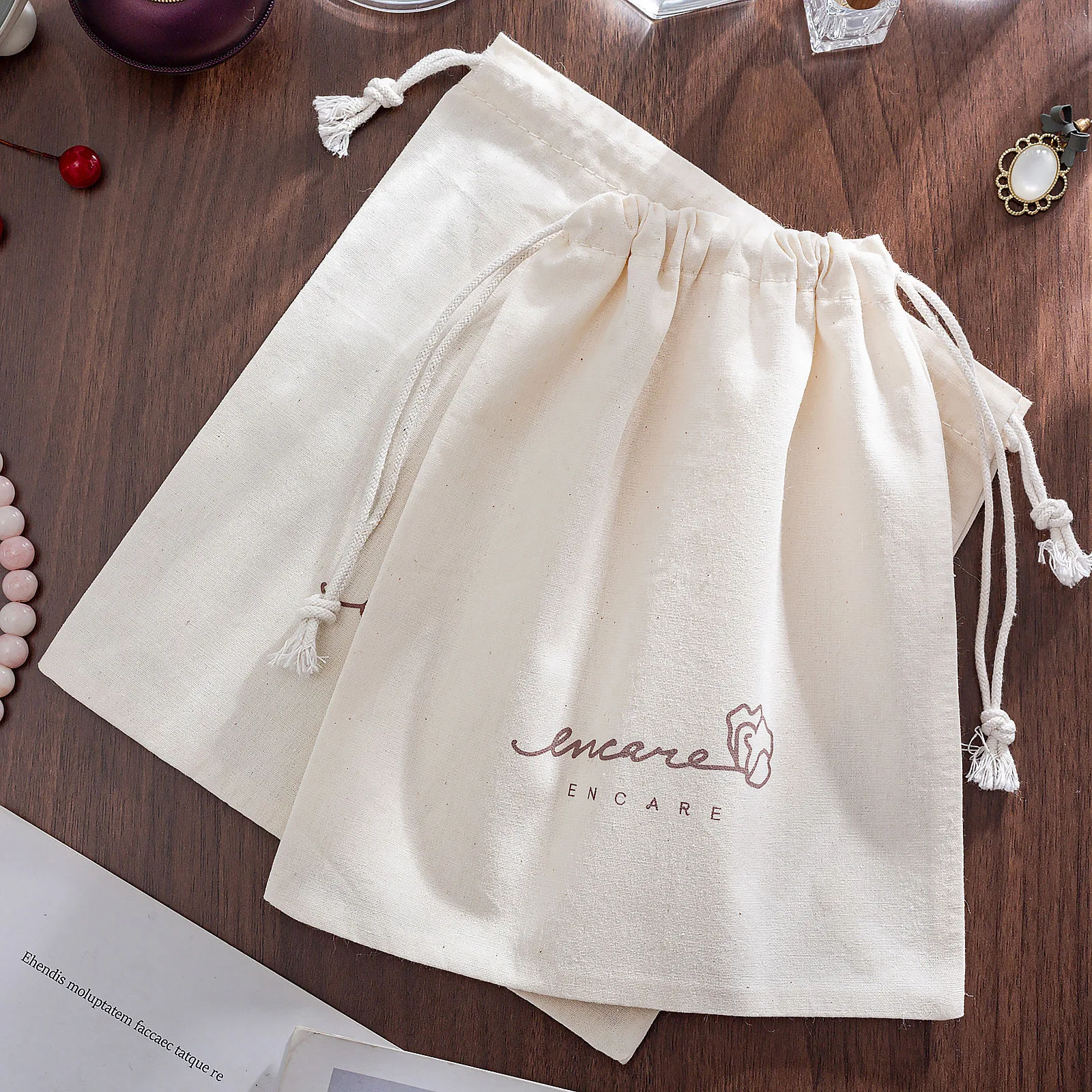 Textured Fabric Packaging Style