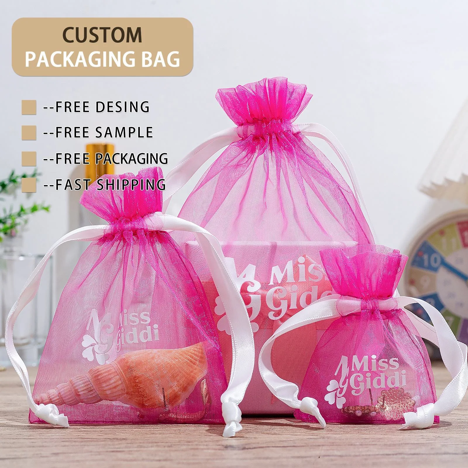 Organza Drawstring Pouch