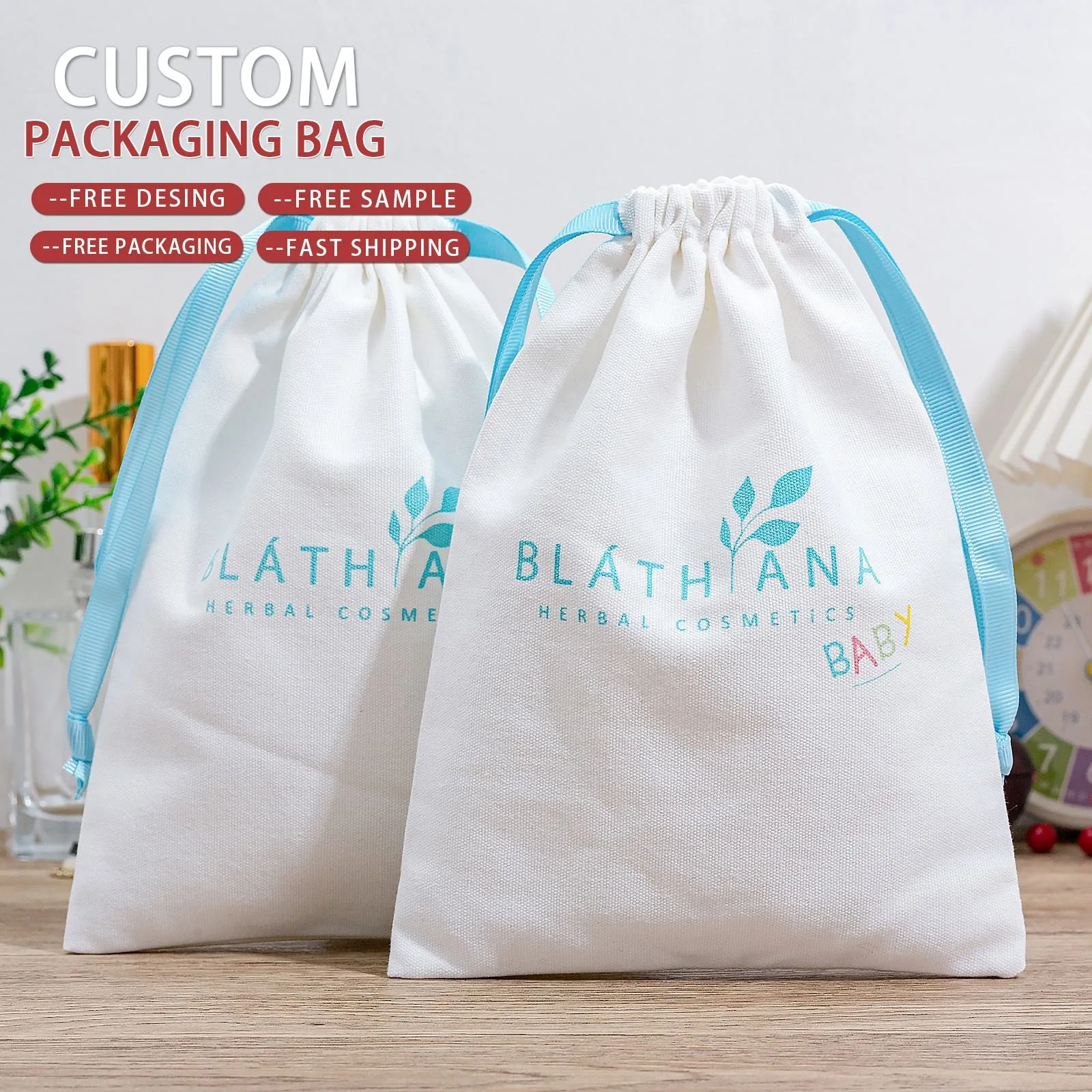 Cotton Drawstring Pouch