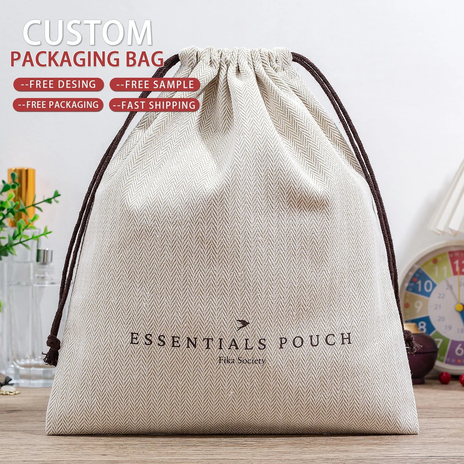 Cotton Drawstring Pouch