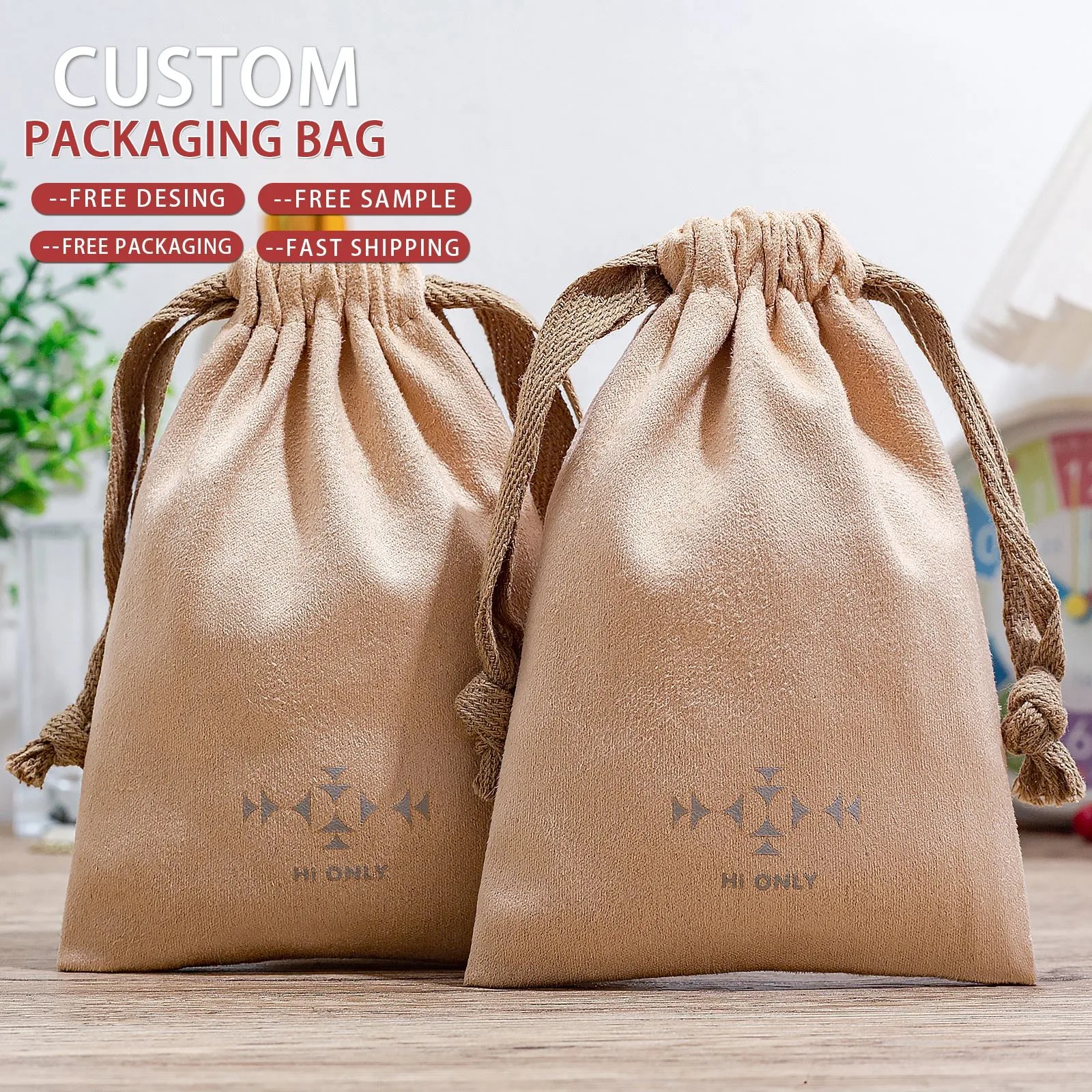 Microfiber Drawstring Pouch