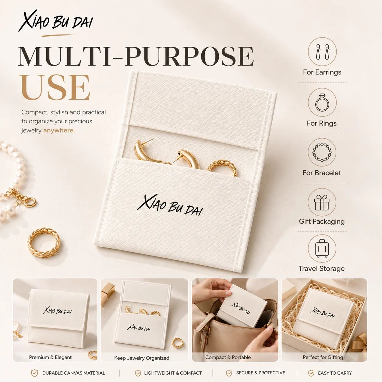 Cream Cotton Packaging Style