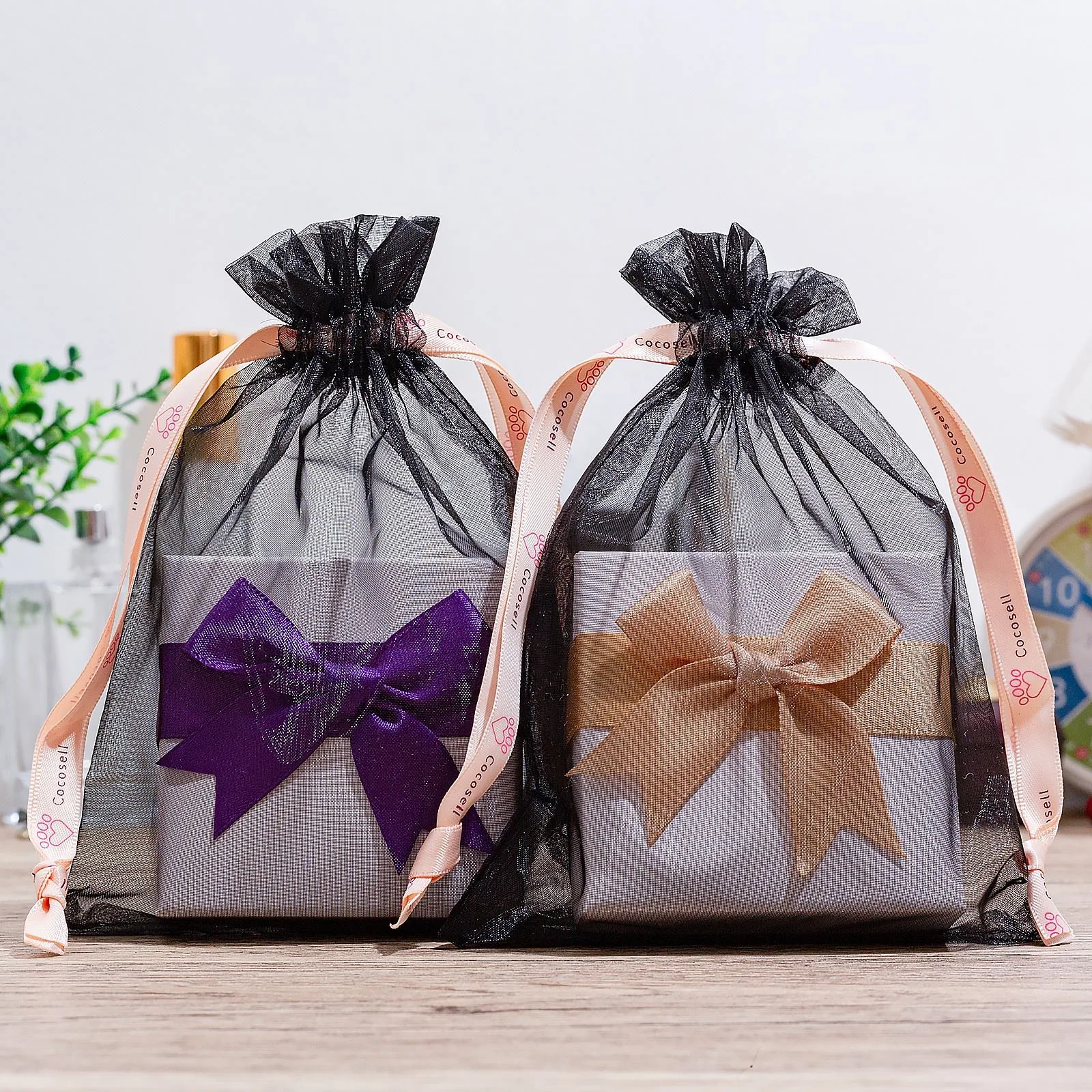 White Organza Packaging Style