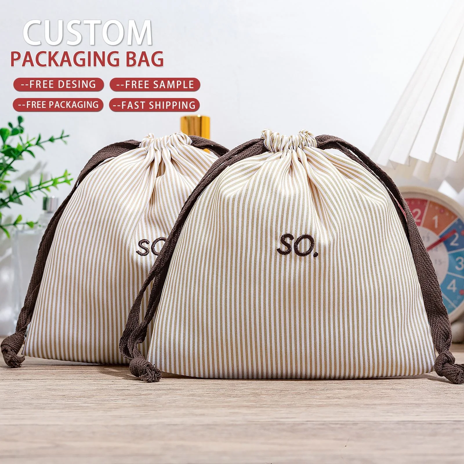 Fabric Drawstring Pouch