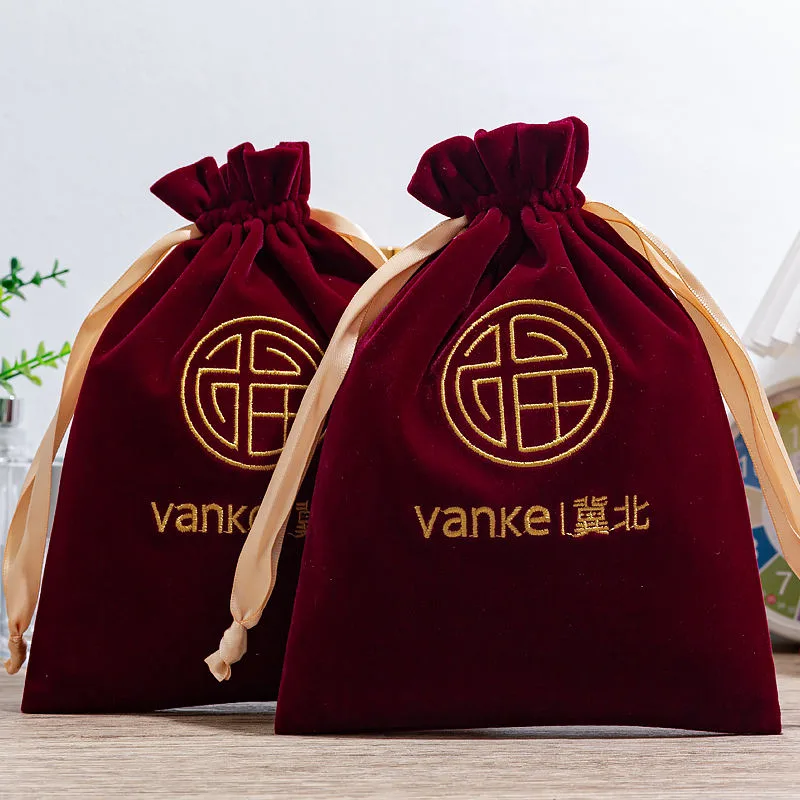 Velvet Drawstring Pouch