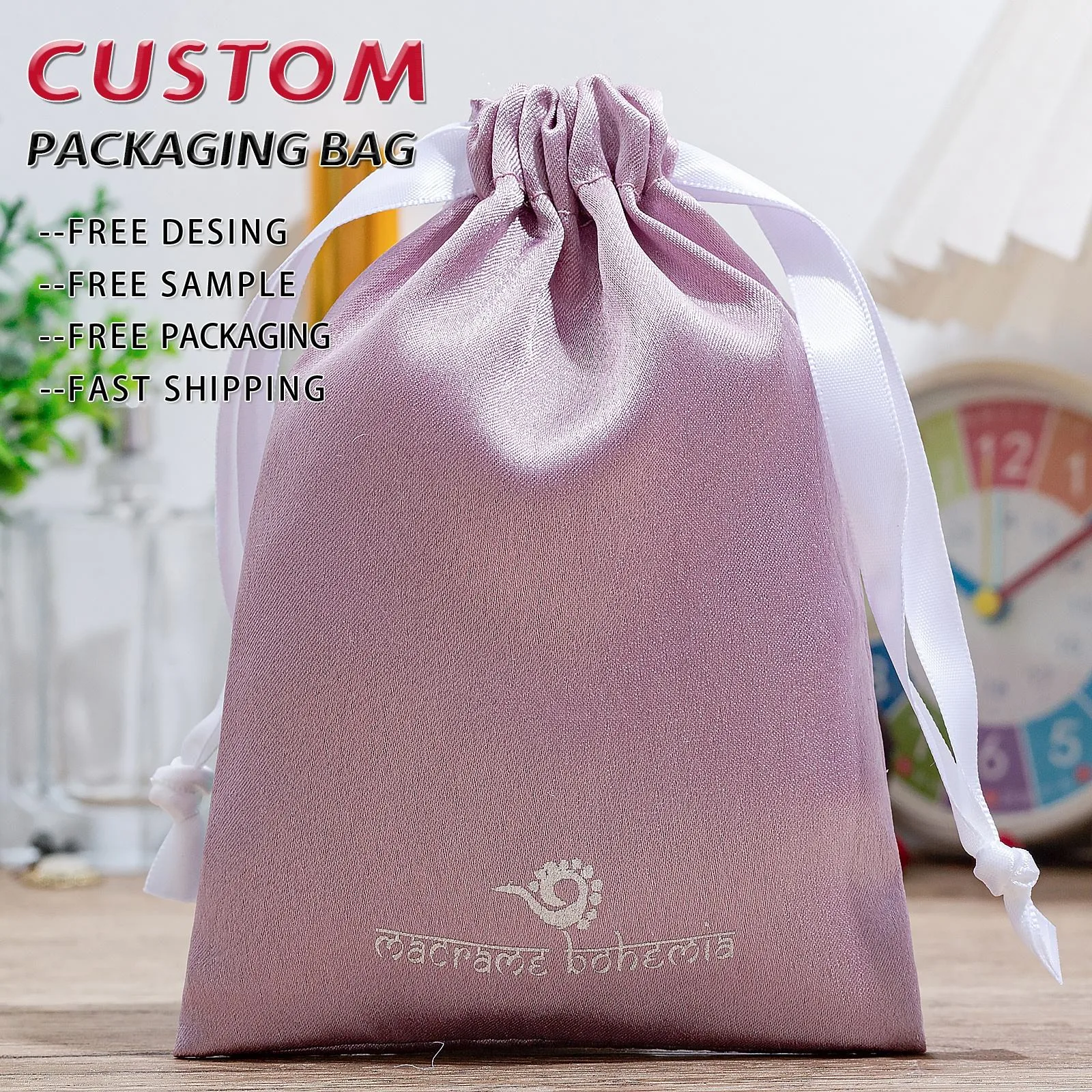 Satin Drawstring Pouch