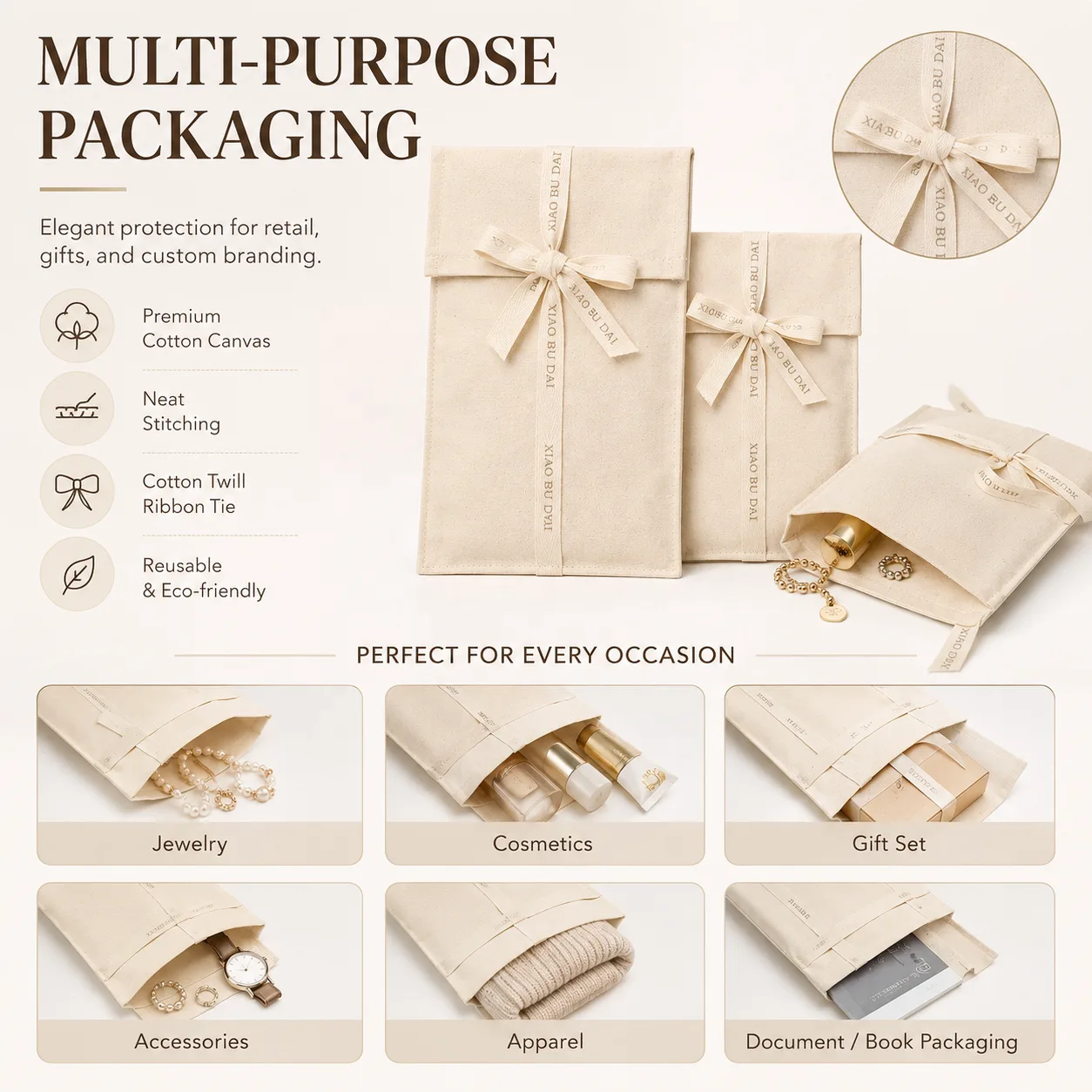 Fabric Drawstring Pouch