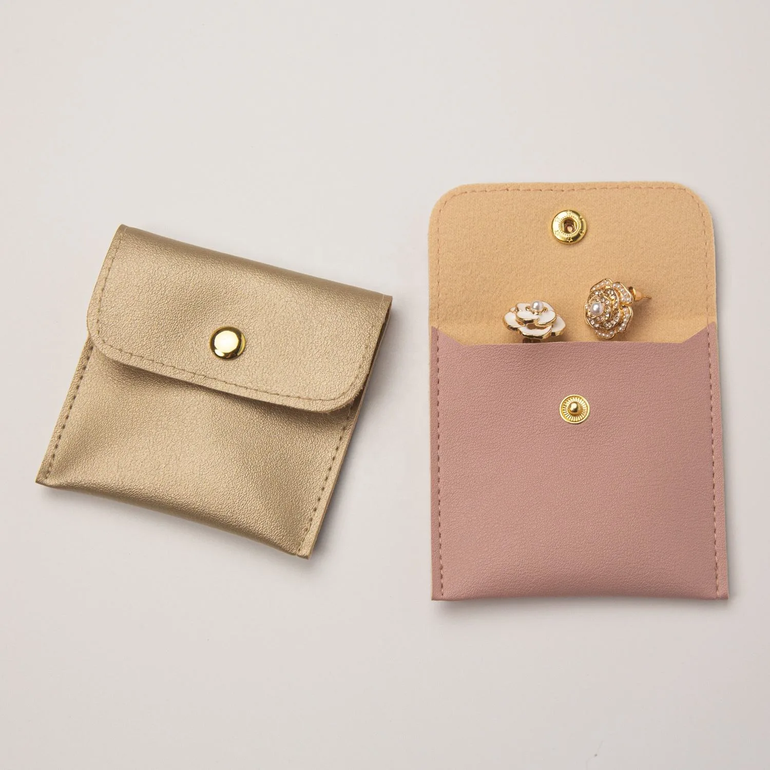 Leather-Look Envelope Pouch