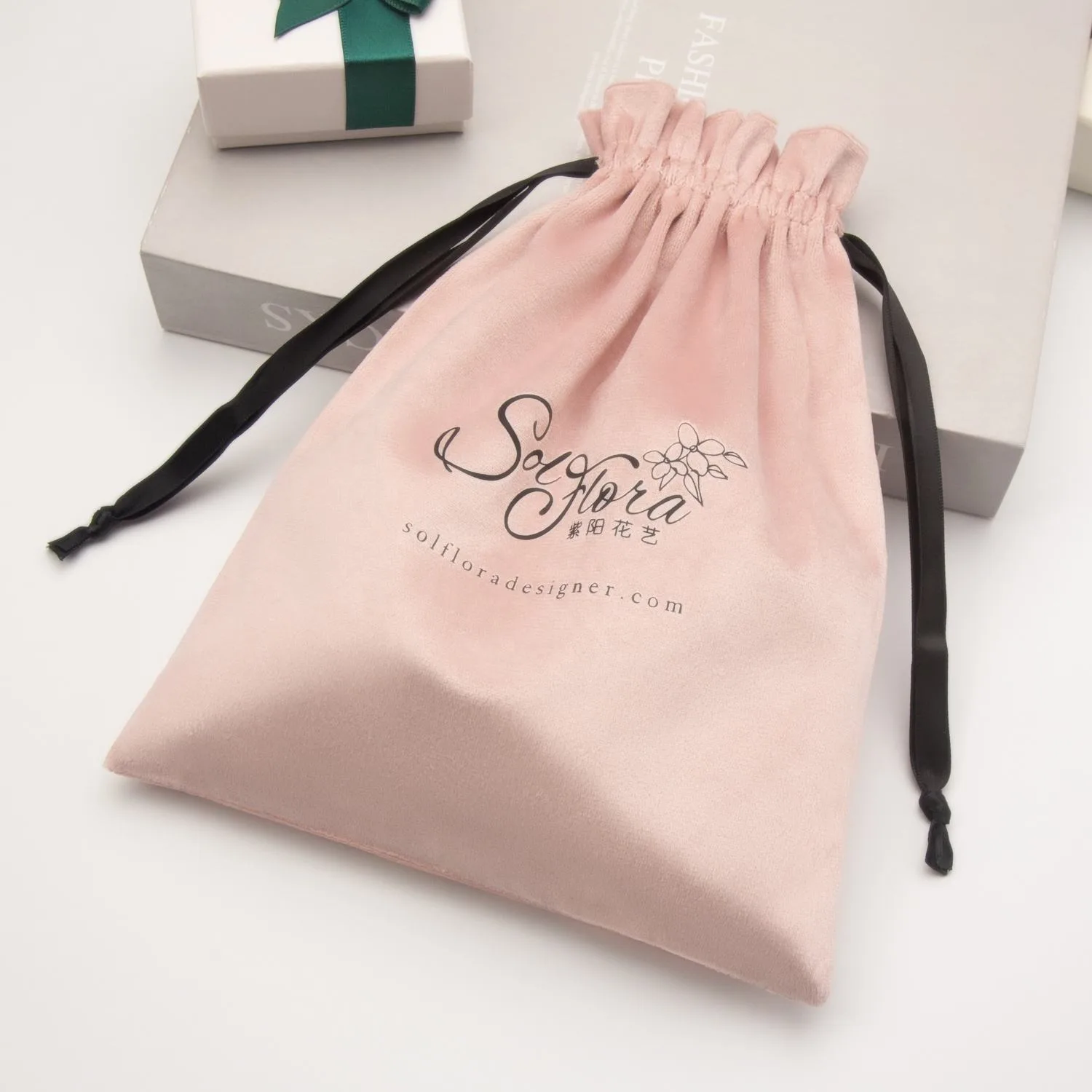 Velvet Drawstring Pouch