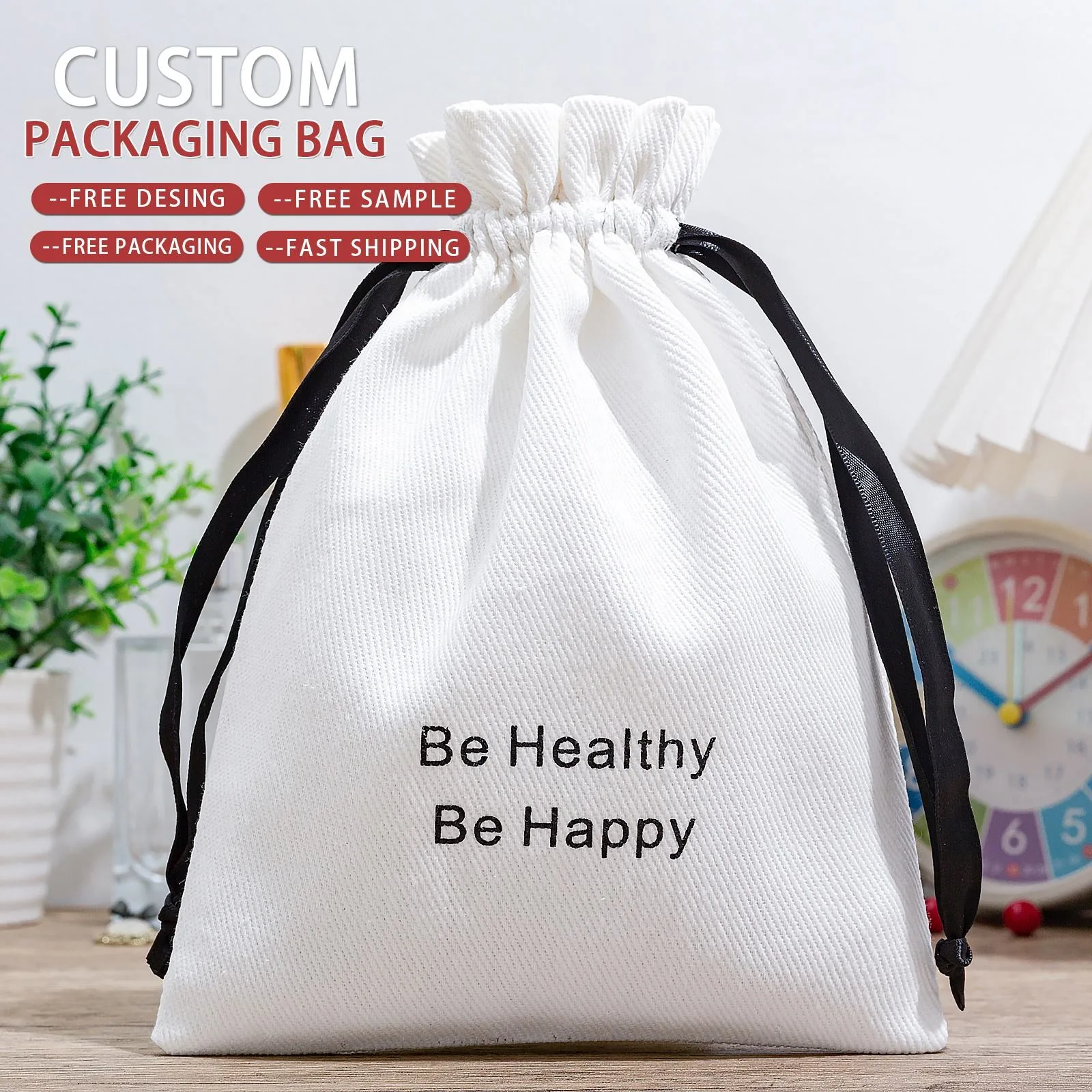 Cotton Drawstring Pouch