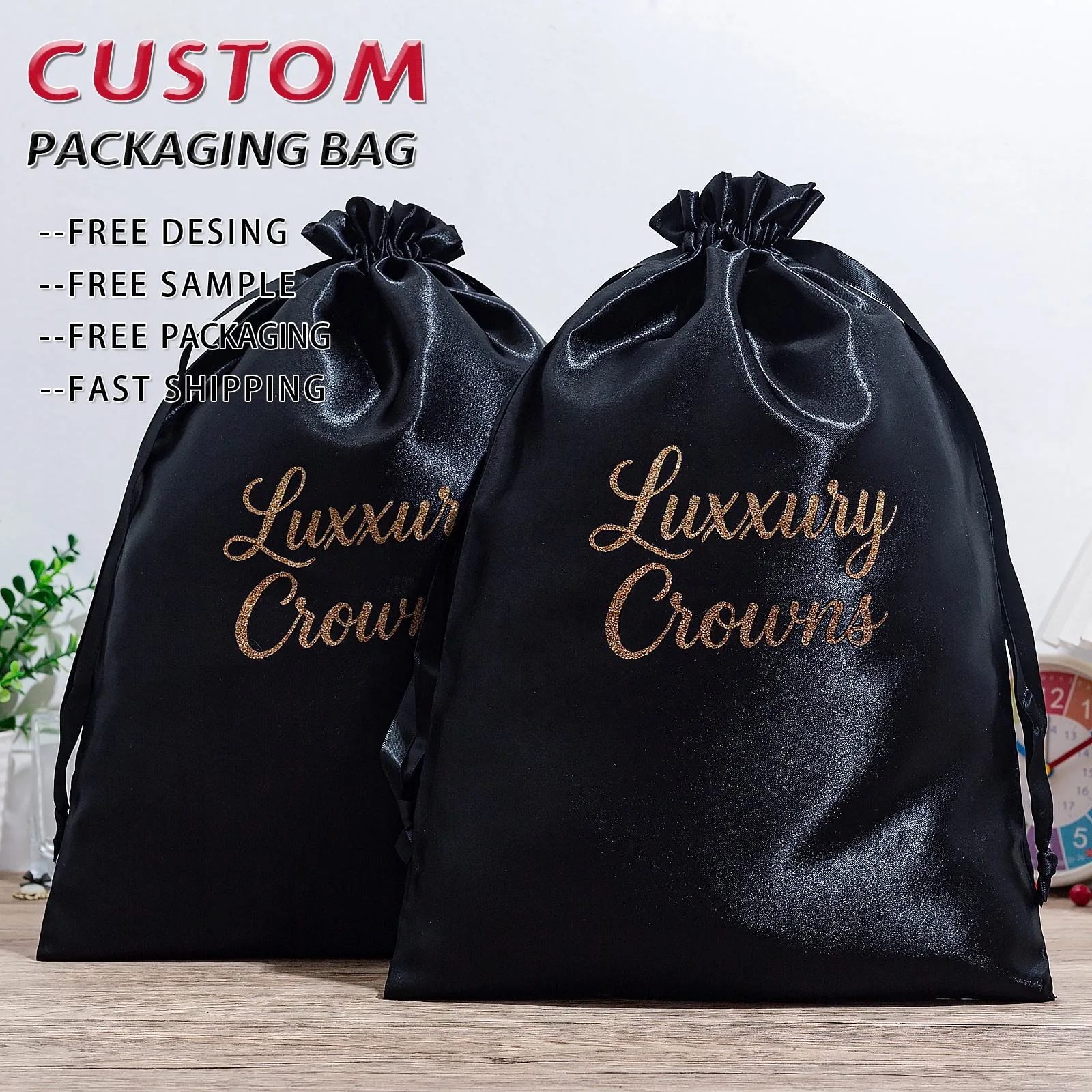 Satin Drawstring Pouch