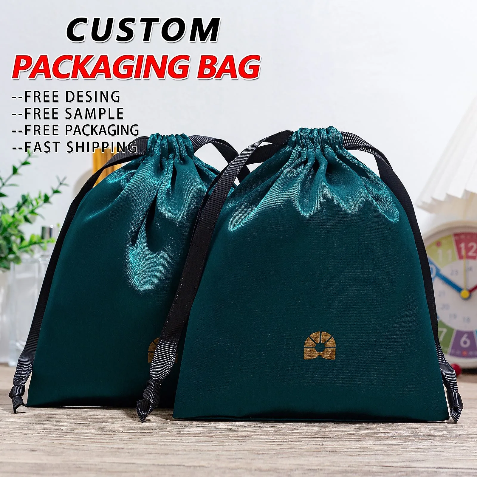 Satin Drawstring Pouch