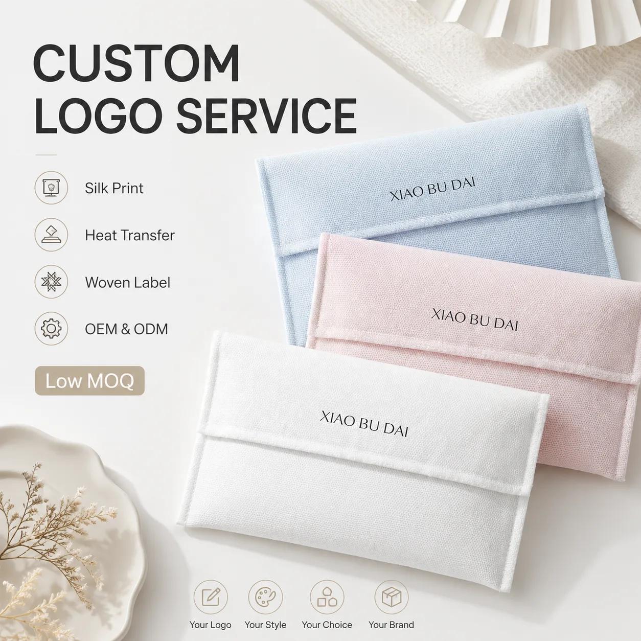 Satin Envelope Pouch