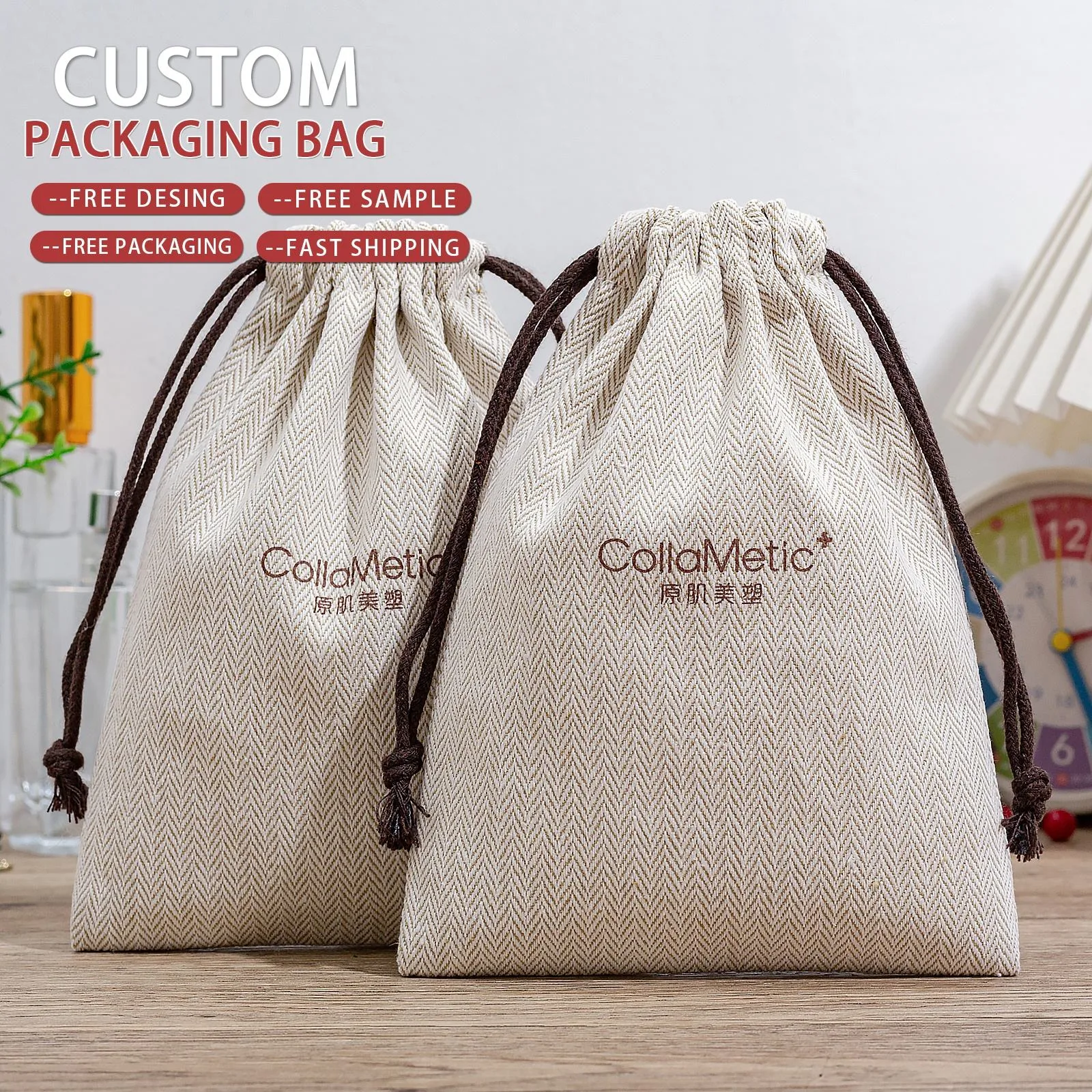 Cotton Drawstring Pouch