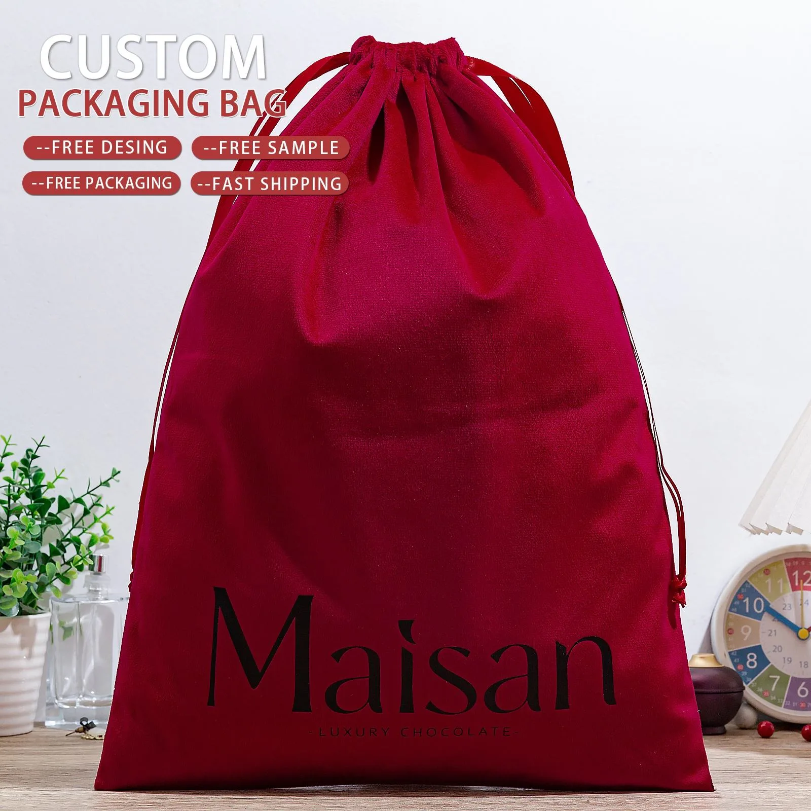 Velvet Drawstring Pouch