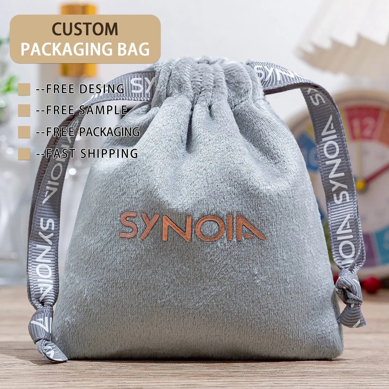 Velvet Drawstring Pouch