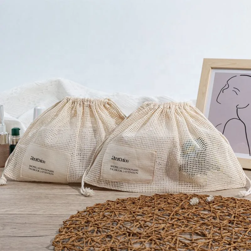 Mesh Drawstring Pouch
