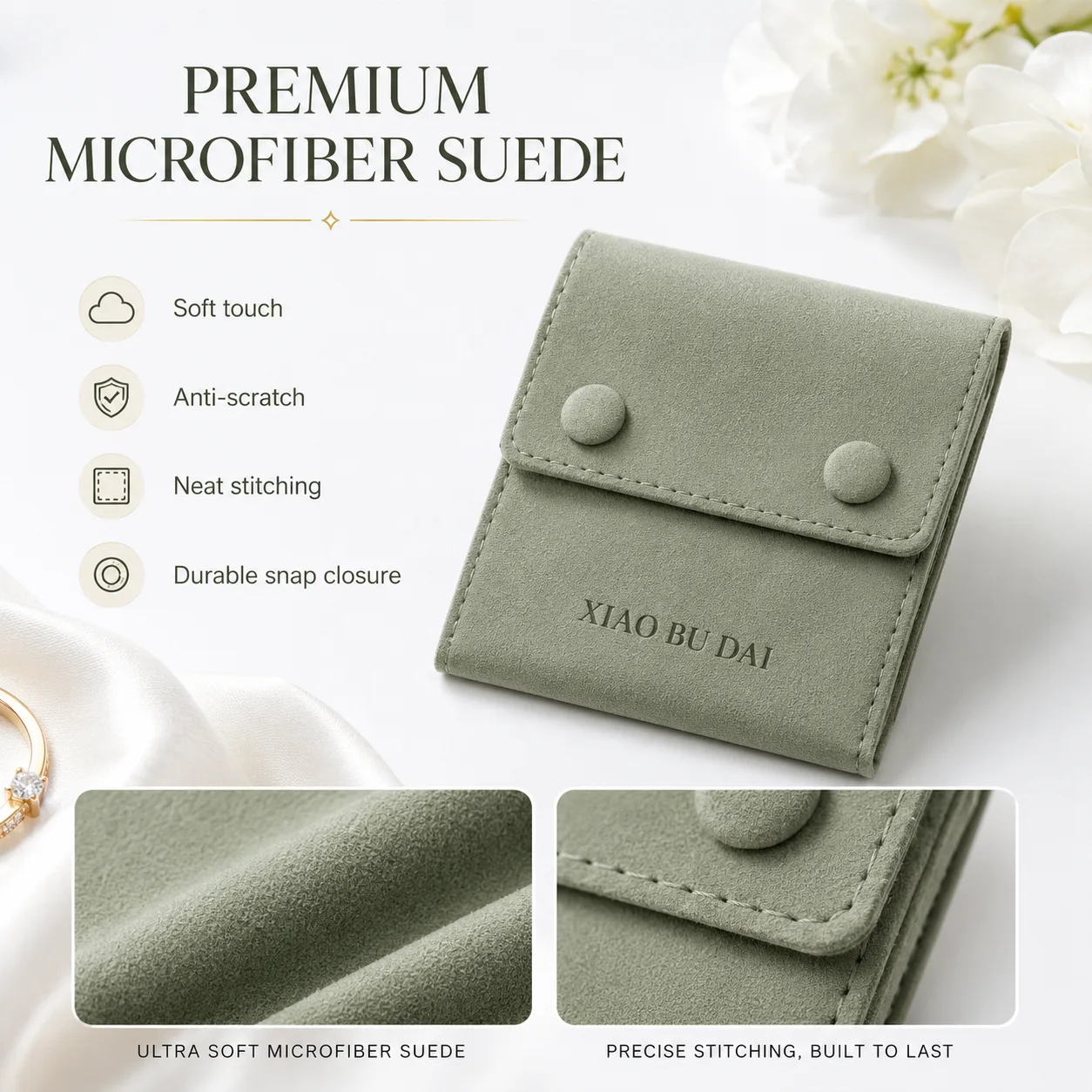 Sage Green Microfiber Packaging Style