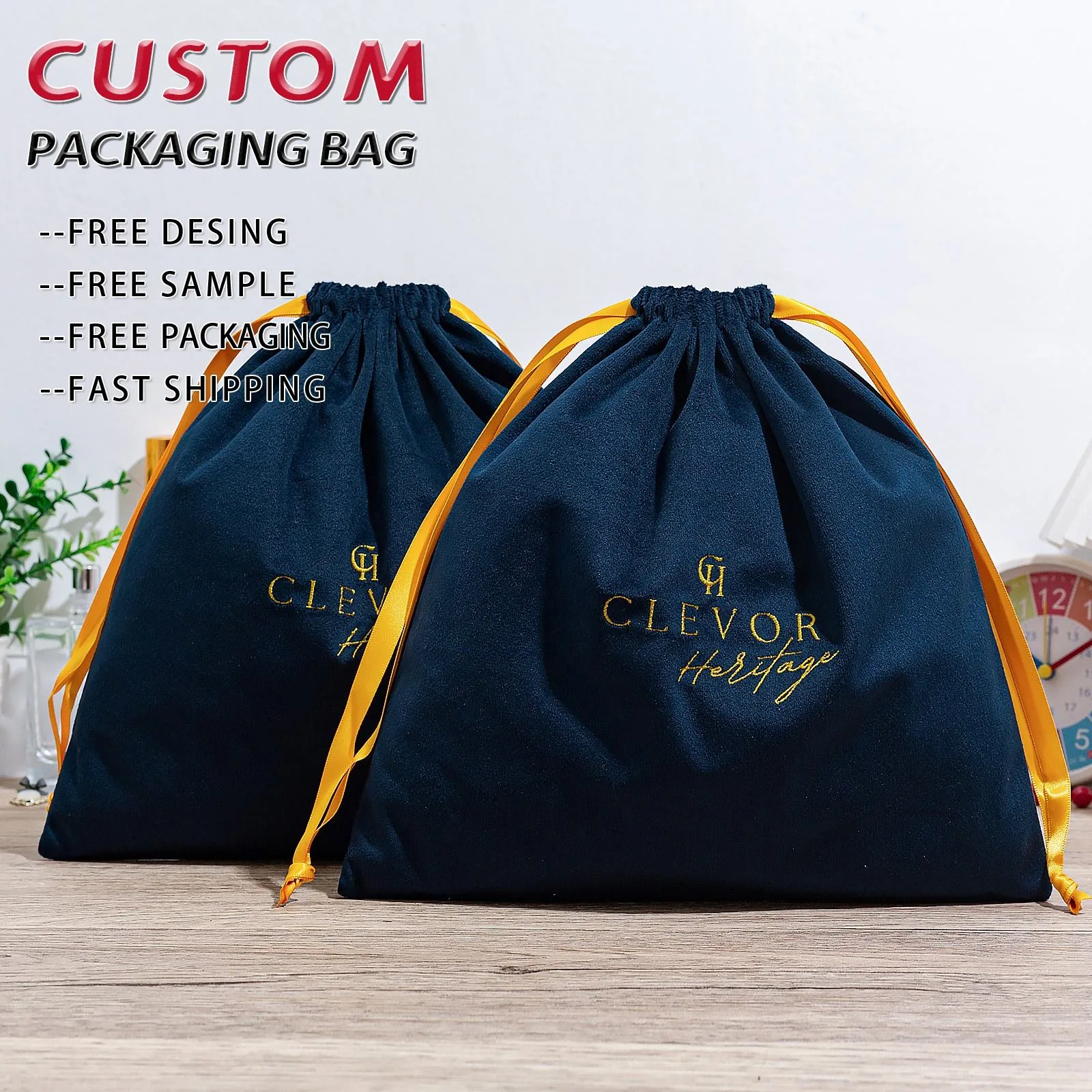 Microfiber Drawstring Pouch