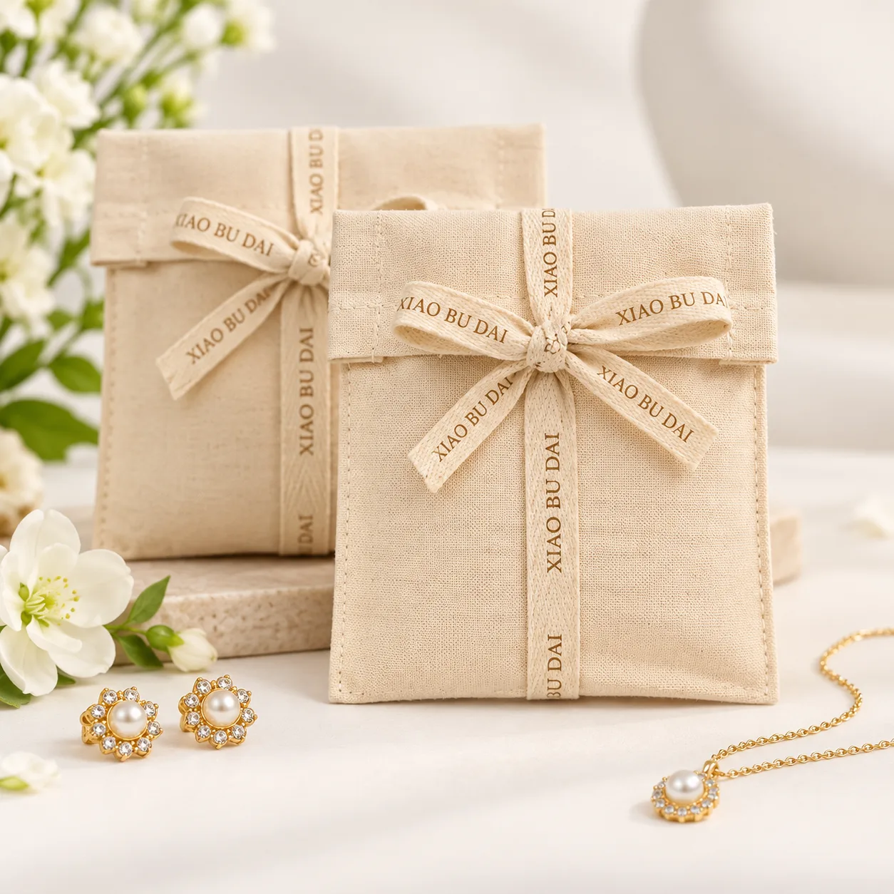 Textured Fabric Packaging Style