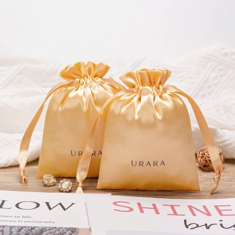 Satin Drawstring Pouch