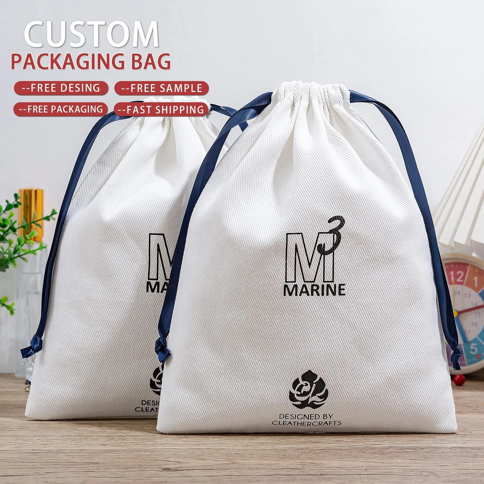 Fabric Drawstring Pouch
