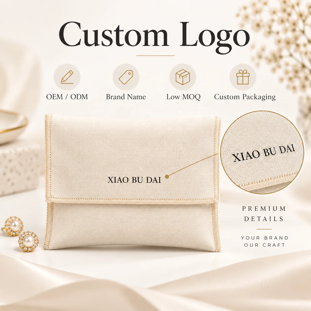 Fabric Envelope Pouch