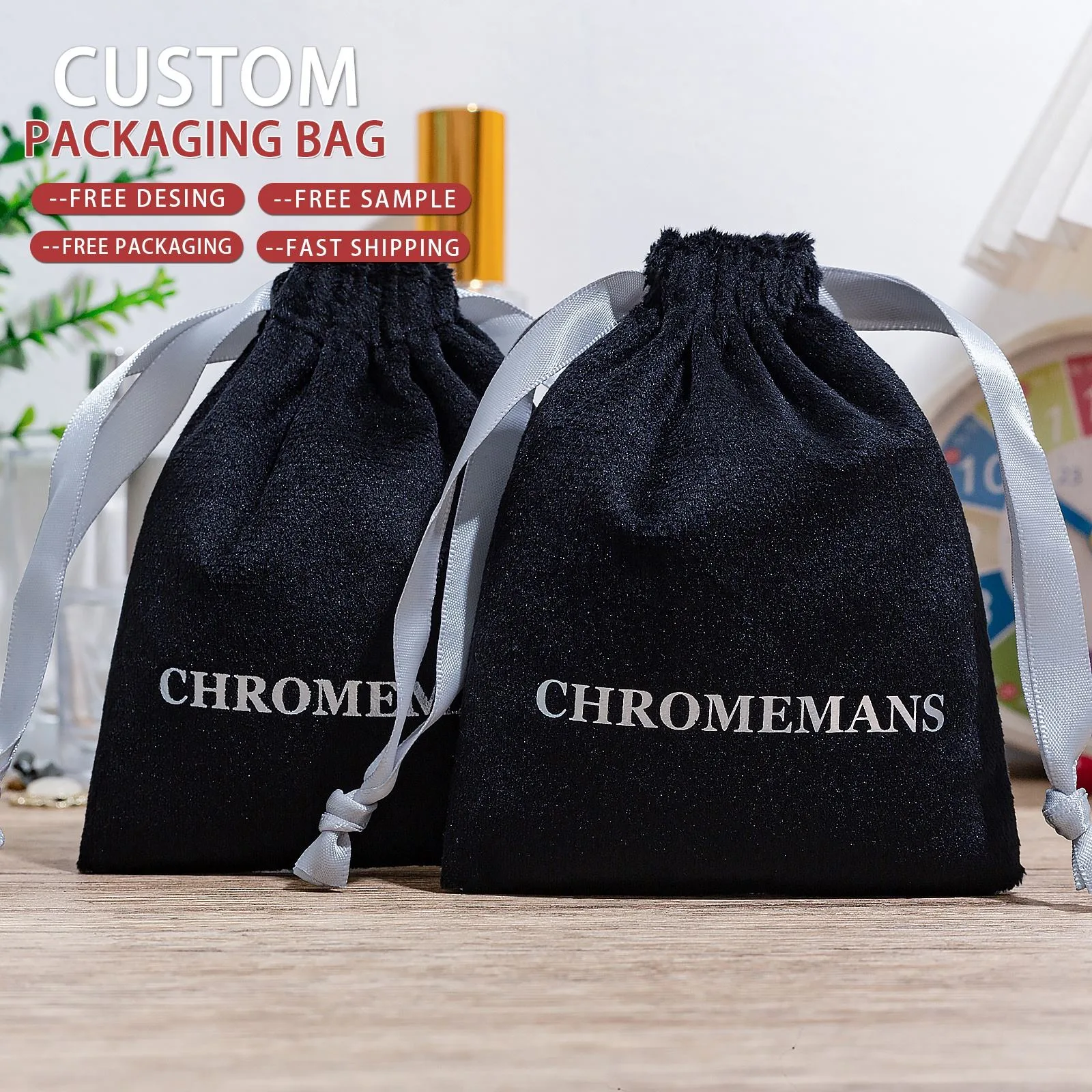 Velvet Drawstring Pouch