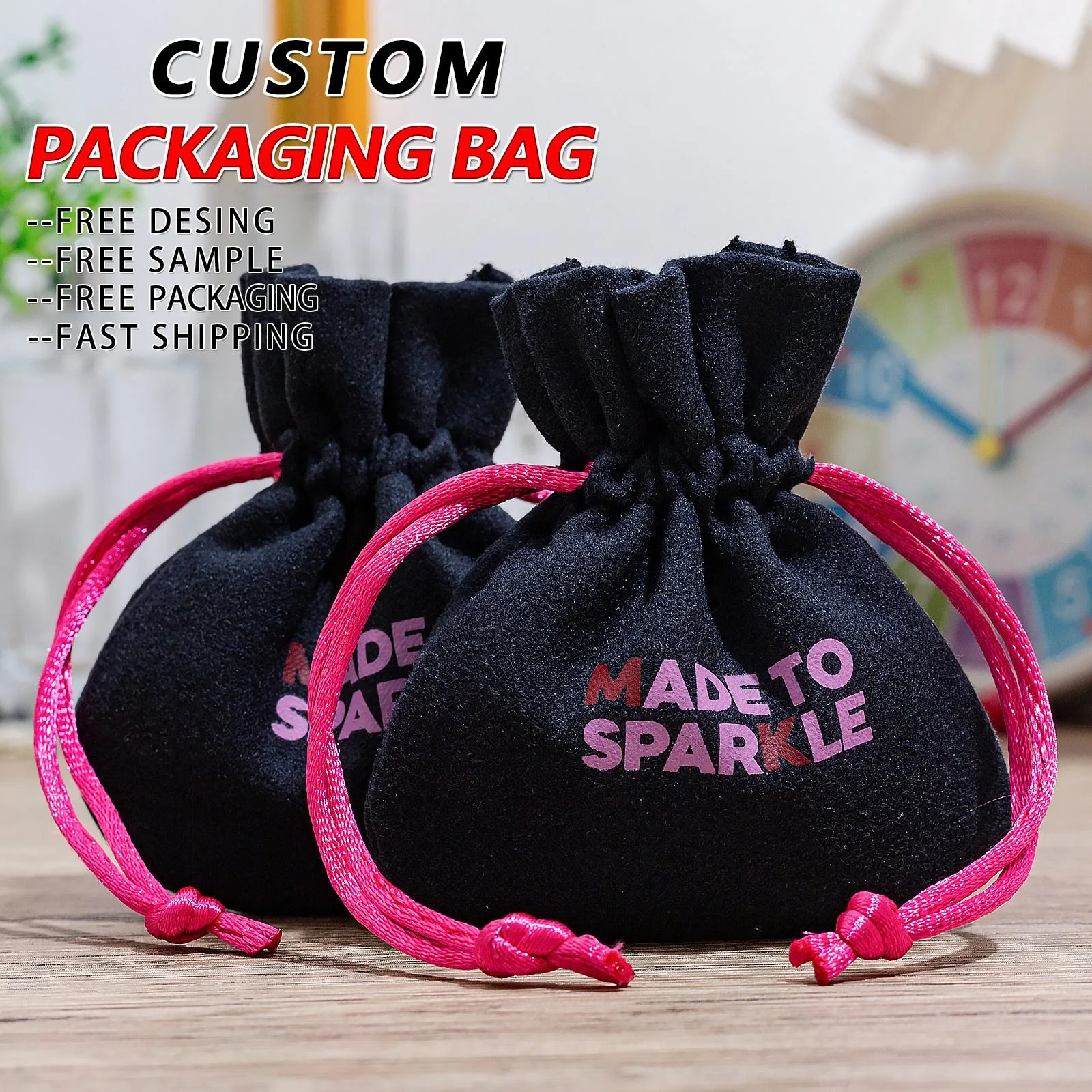 Velvet Drawstring Pouch