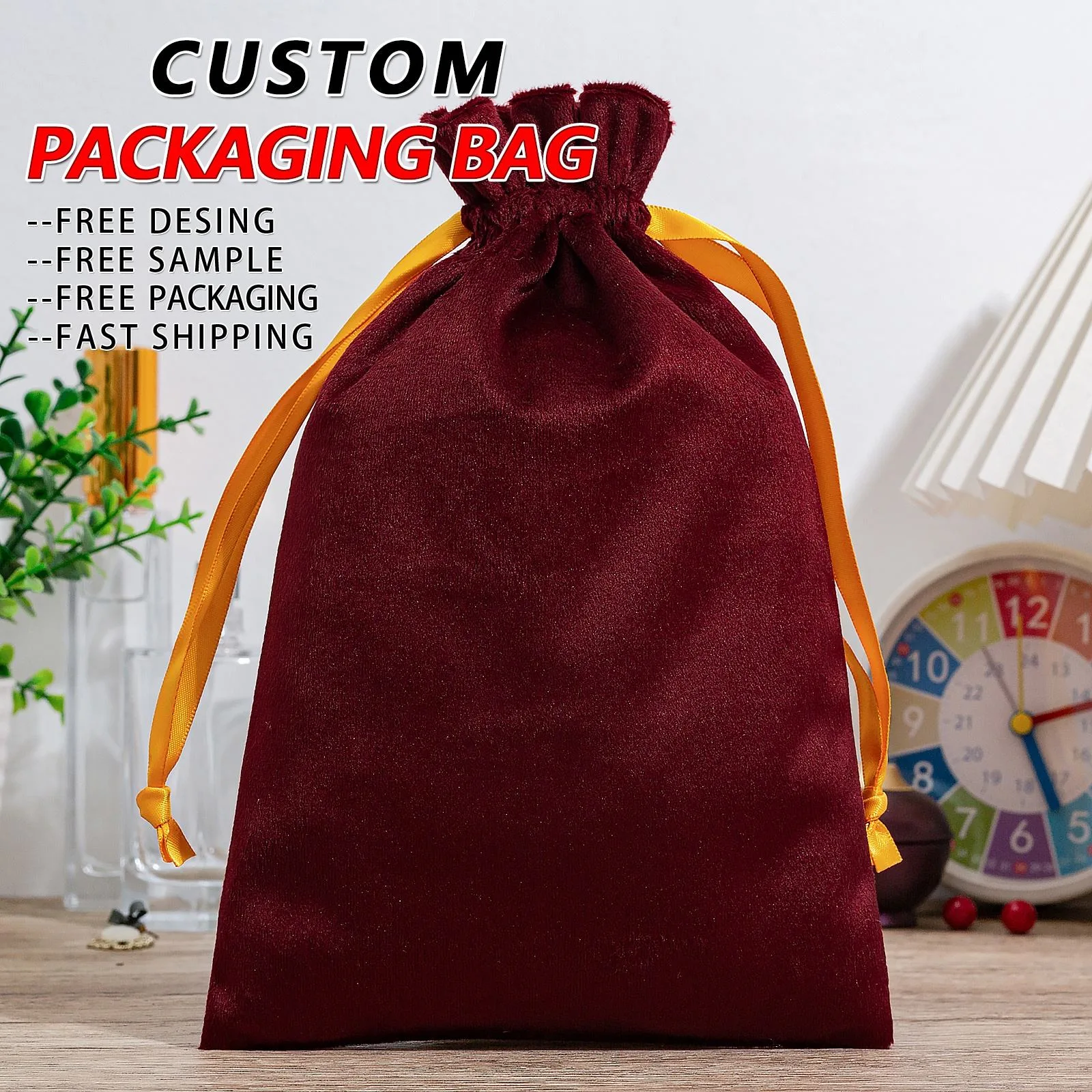 Velvet Drawstring Pouch