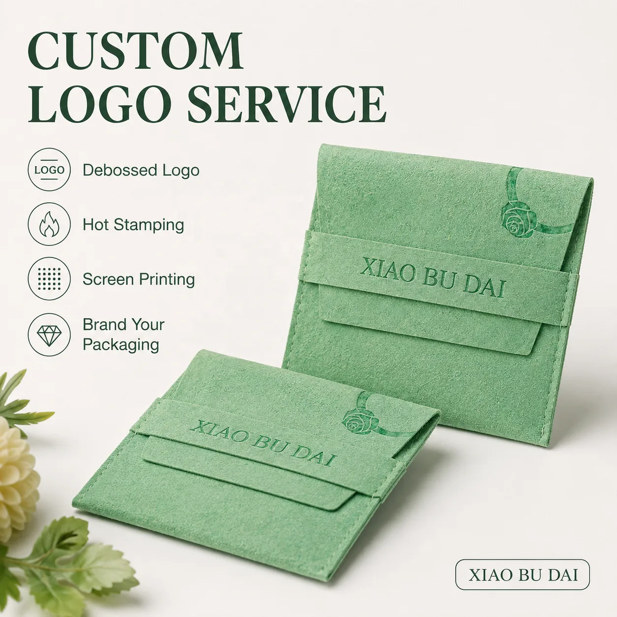 Sage Green Microfiber Packaging Style