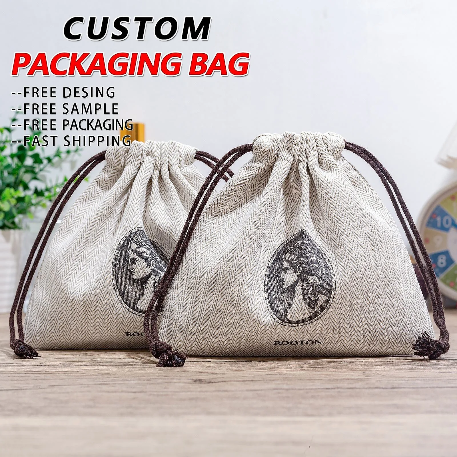 Cotton Drawstring Pouch