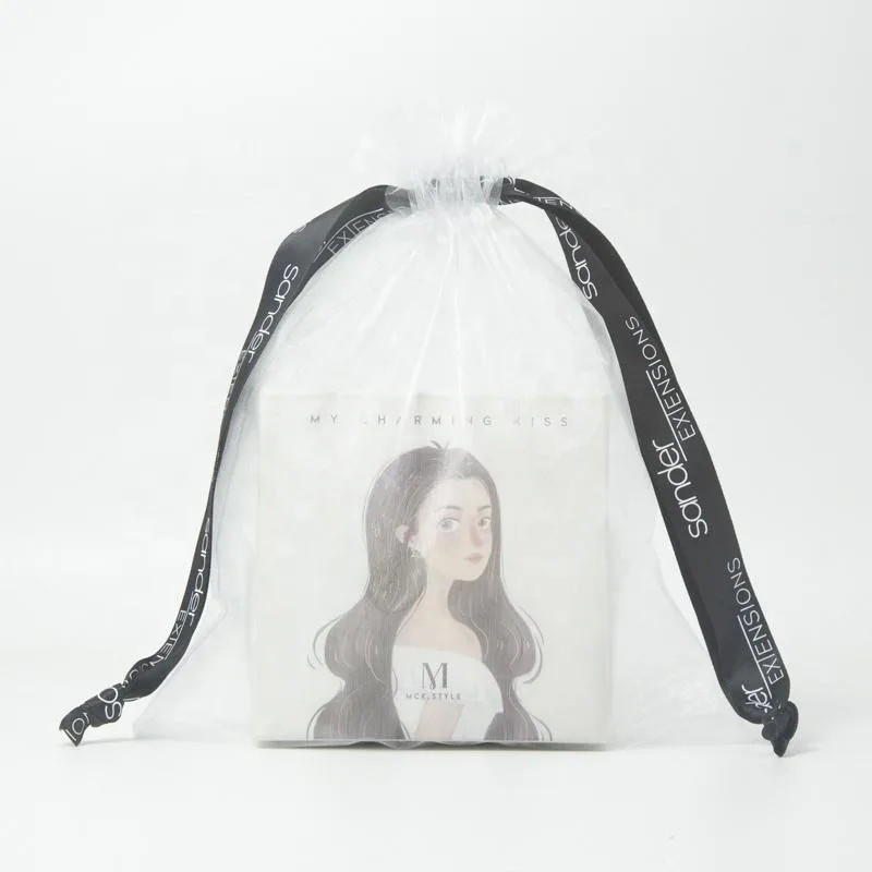 White Organza Packaging Style